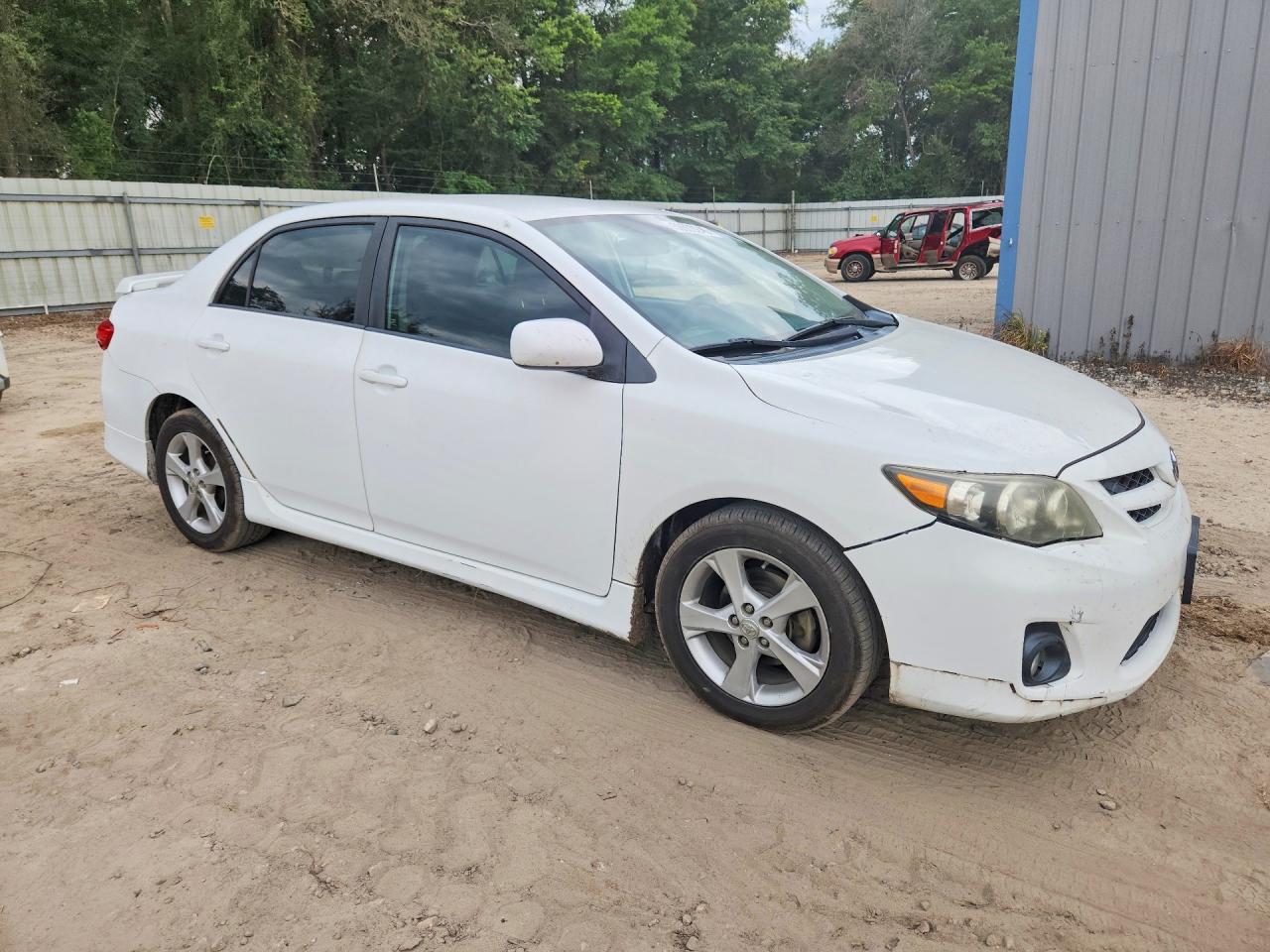 2011 Toyota Corolla S White vin: 2T1BU4EE1BC641806