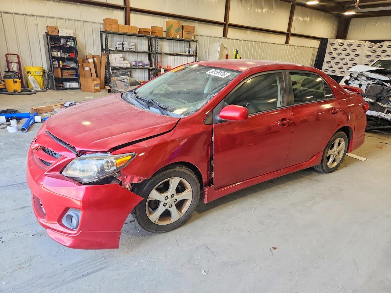 2011 Toyota Corolla S Red vin: 2T1BU4EE1BC652871