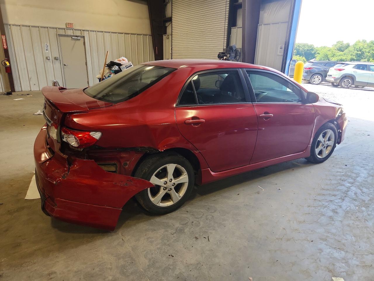 2011 Toyota Corolla S Red vin: 2T1BU4EE1BC652871