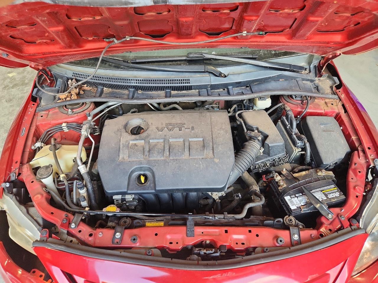 2011 Toyota Corolla S Red vin: 2T1BU4EE1BC652871