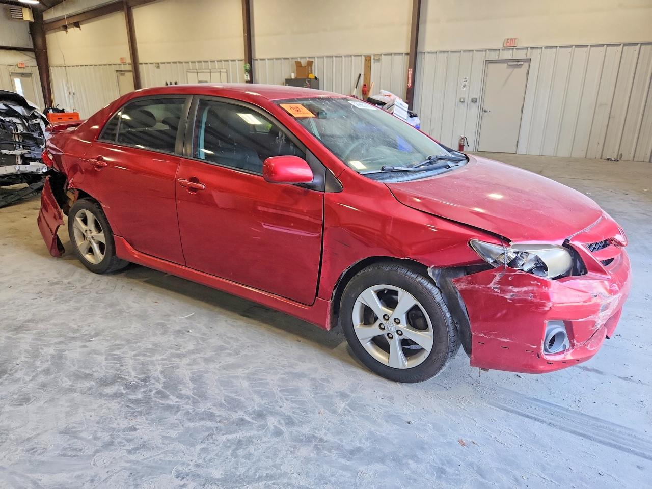 2011 Toyota Corolla S Red vin: 2T1BU4EE1BC652871