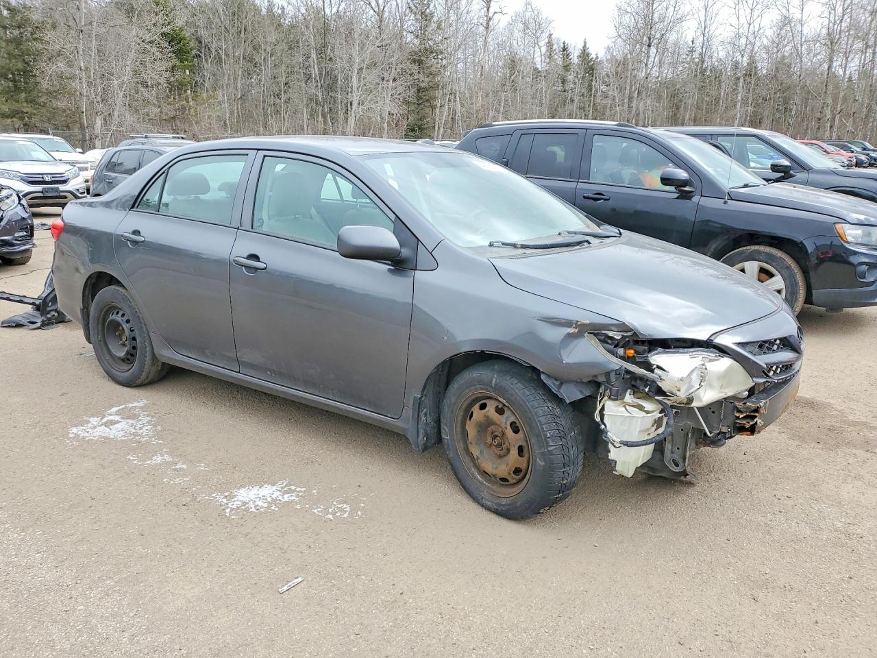 2011 Toyota Corolla Ce 4dr Gray vin: 2T1BU4EE1BC670013