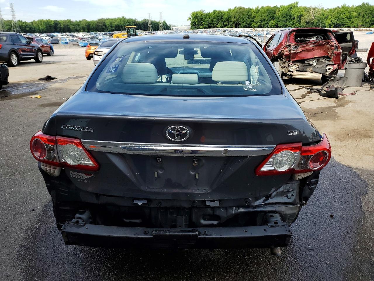 2011 Toyota Corolla Le Gray vin: 2T1BU4EE1BC677348
