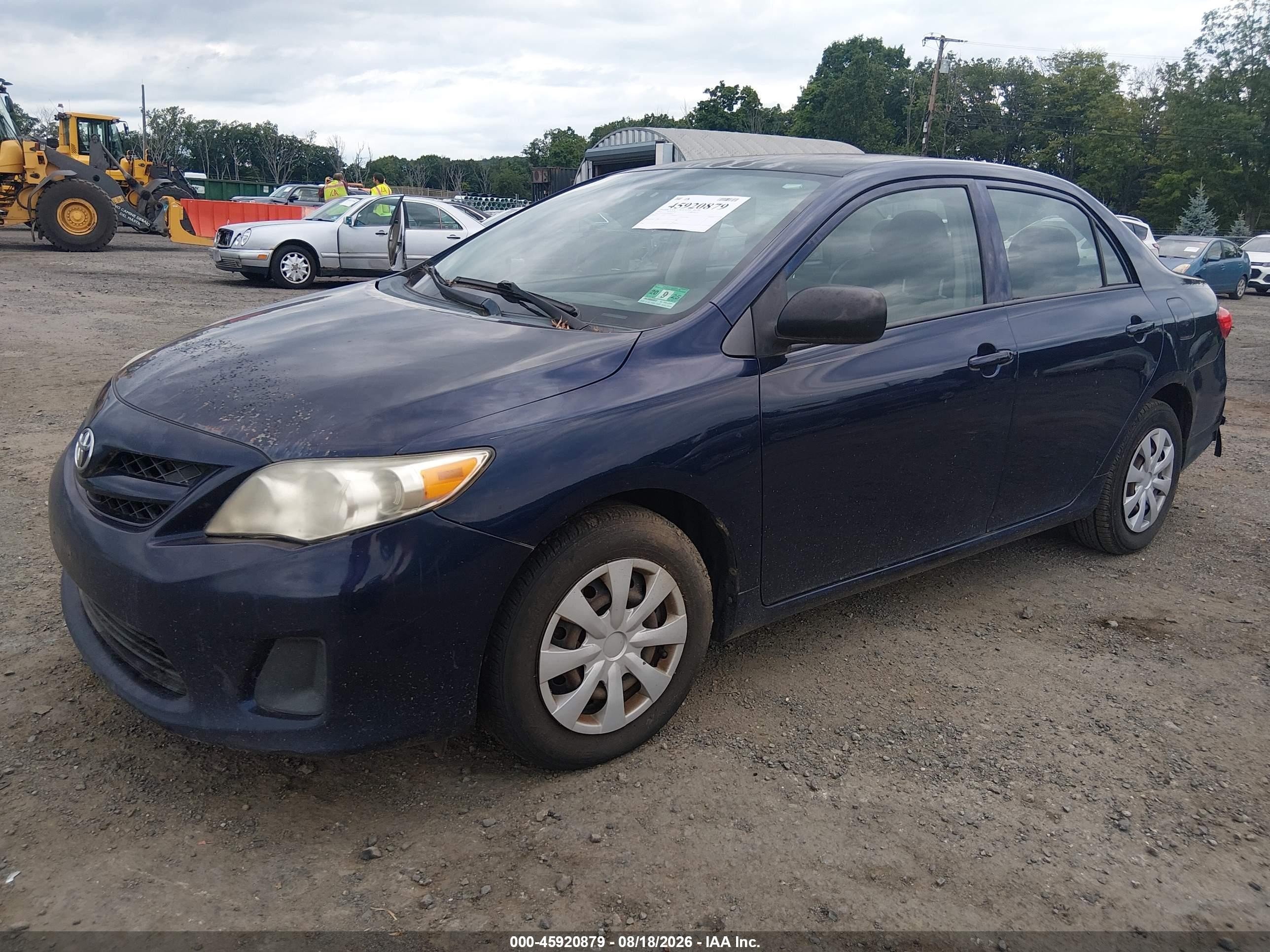2011 Toyota Corolla   Blue vin: 2T1BU4EE1BC680363