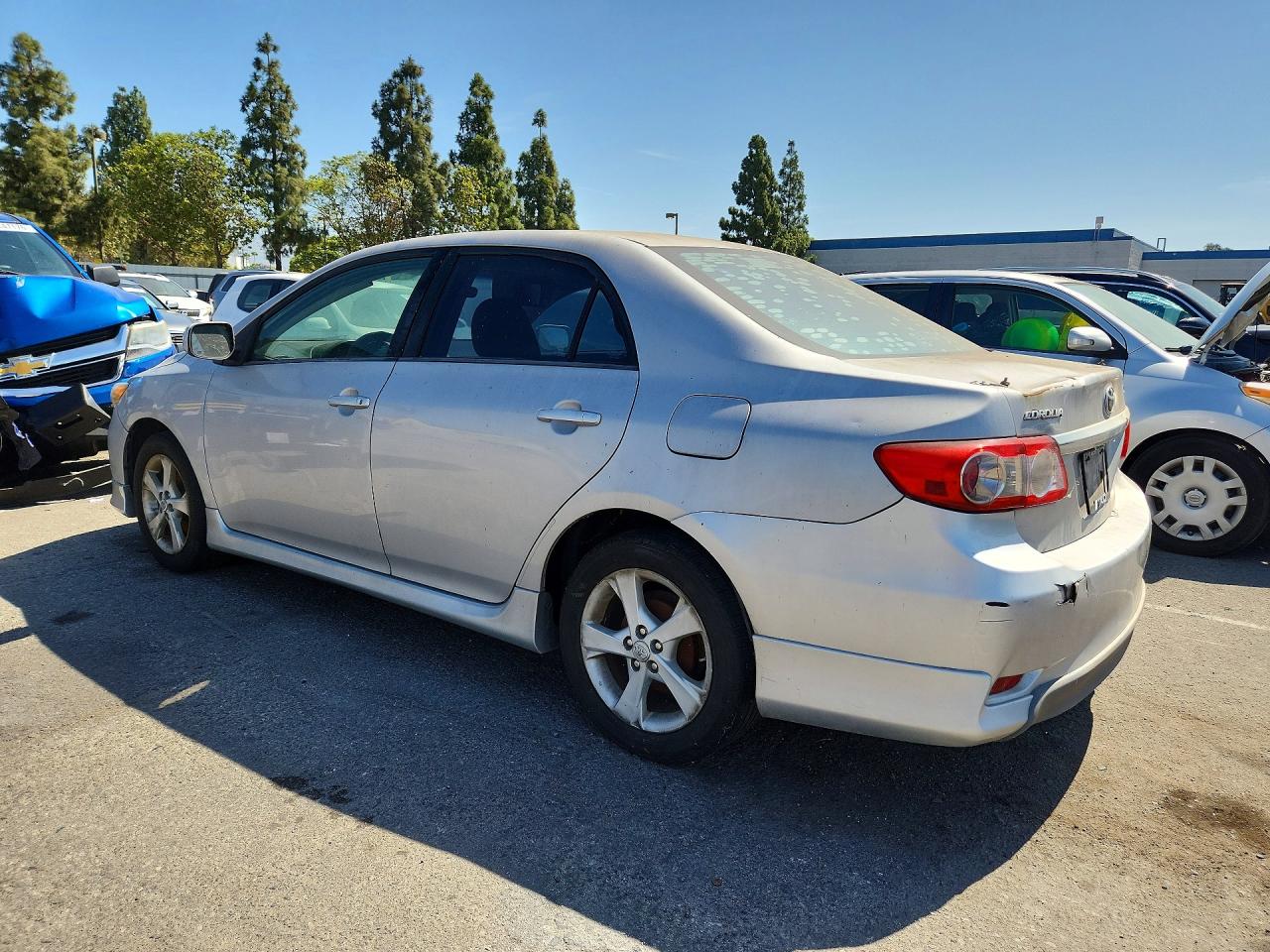 2011 Toyota Corolla S Silver vin: 2T1BU4EE1BC681660