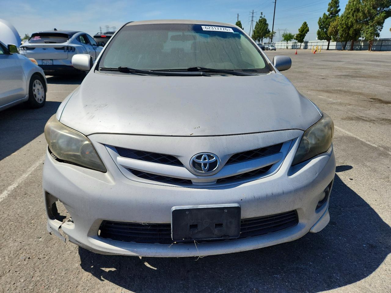 2011 Toyota Corolla S Silver vin: 2T1BU4EE1BC681660