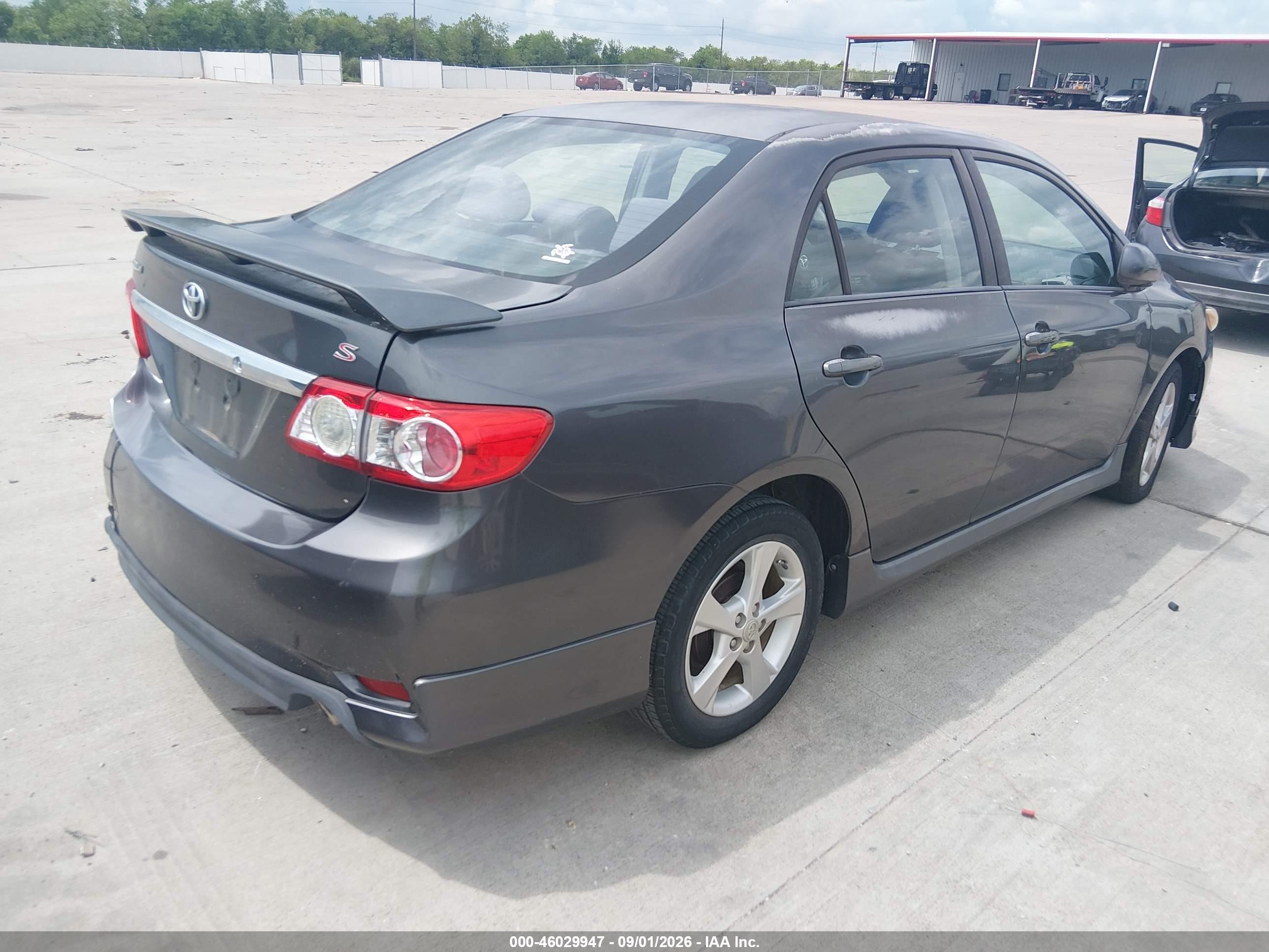 2011 Toyota Corolla S Gray vin: 2T1BU4EE1BC695199