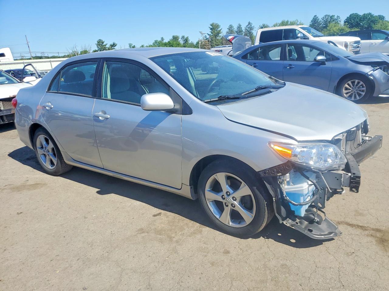 2011 Toyota Corolla Le Серебряный vin: 2T1BU4EE1BC701146