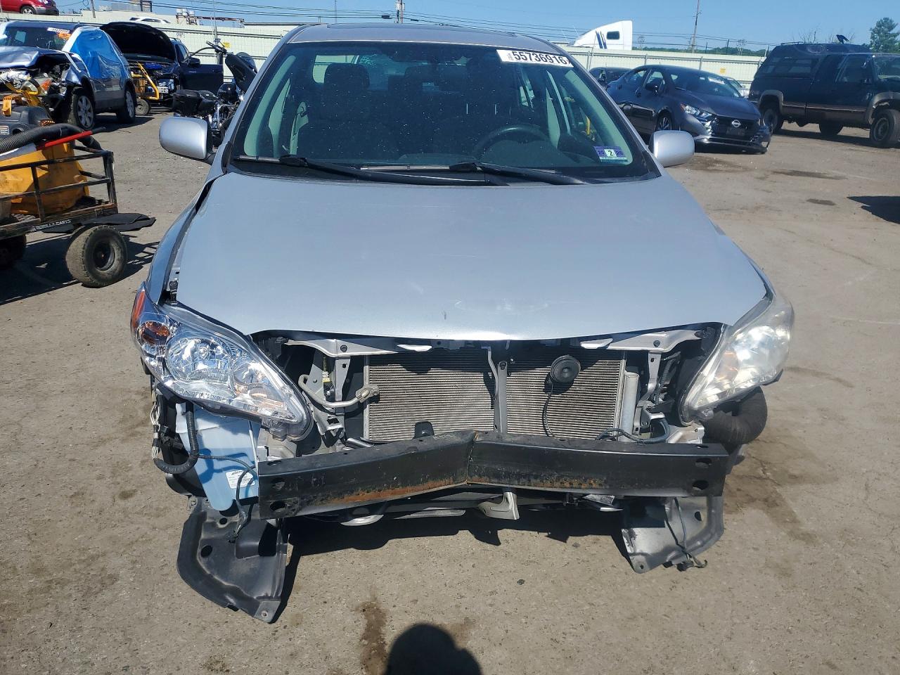 2011 Toyota Corolla Le Серебряный vin: 2T1BU4EE1BC701146