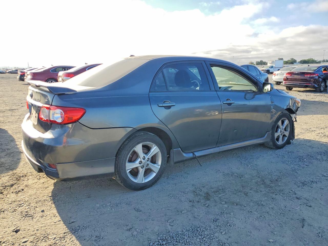 2011 Toyota Corolla S Gray vin: 2T1BU4EE1BC715757