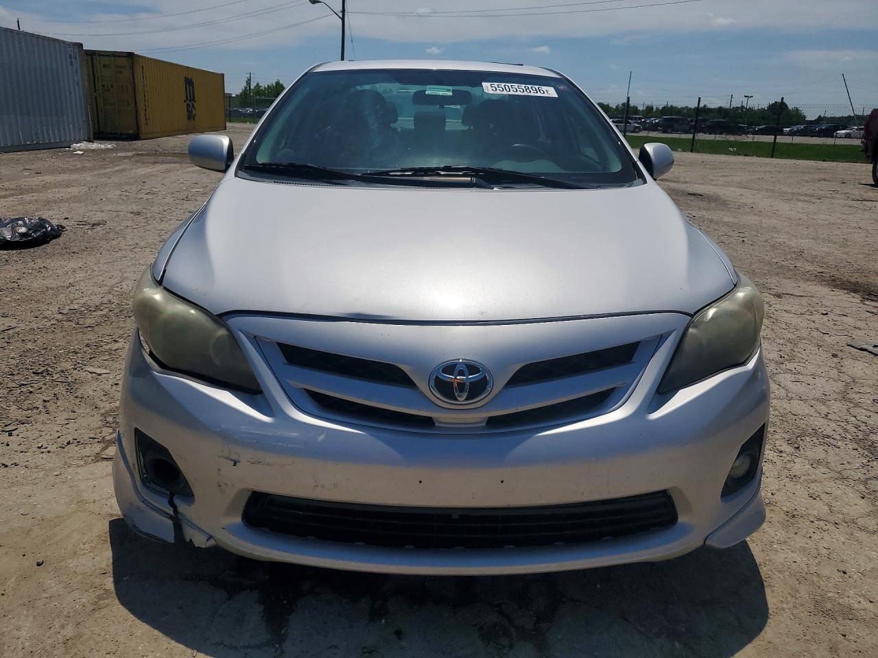 2011 Toyota Corolla S Серебряный vin: 2T1BU4EE1BC722983