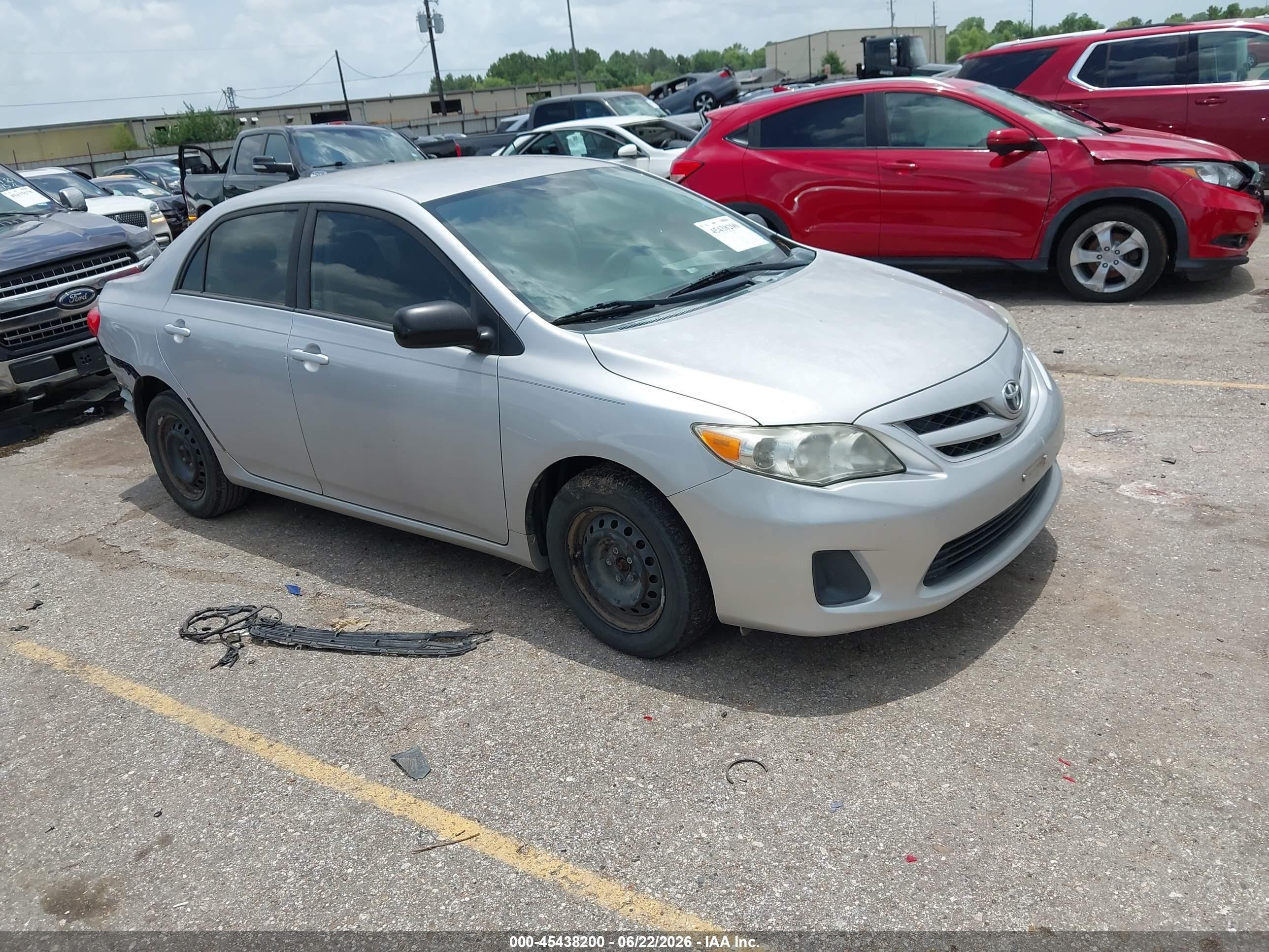 2011 Toyota Corolla Le Silver vin: 2T1BU4EE1BC747320