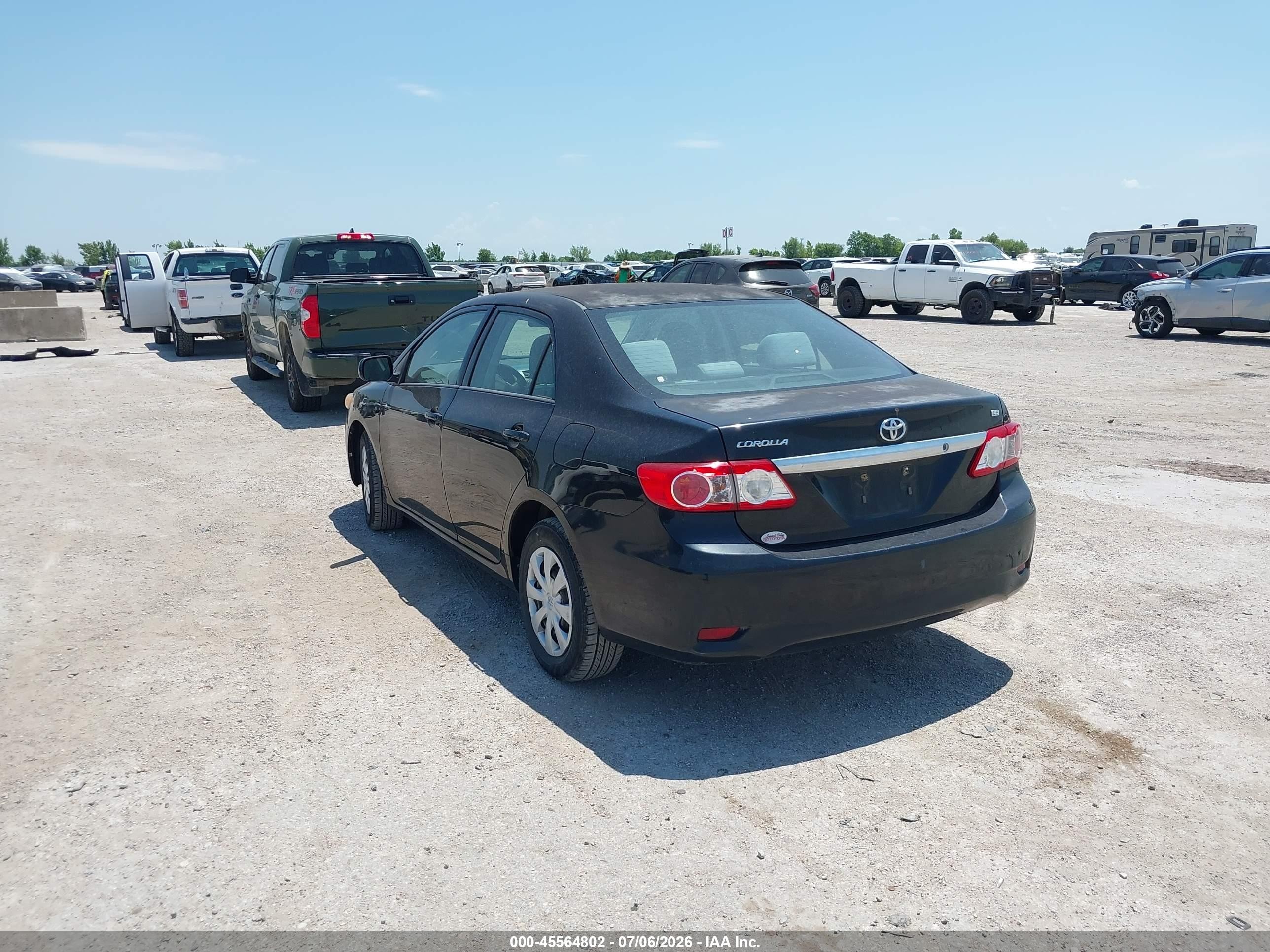 2011 Toyota Corolla Le Black vin: 2T1BU4EE1BC754283