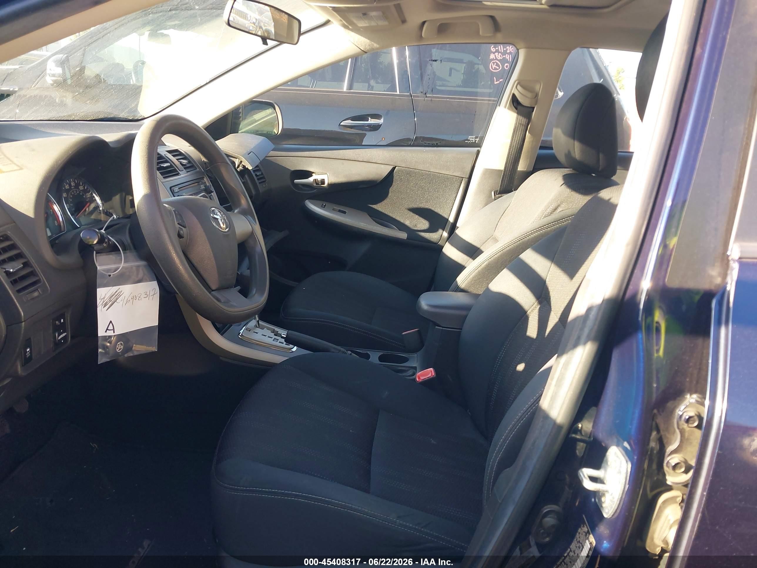2012 Toyota Corolla S Blue vin: 2T1BU4EE1CC763907