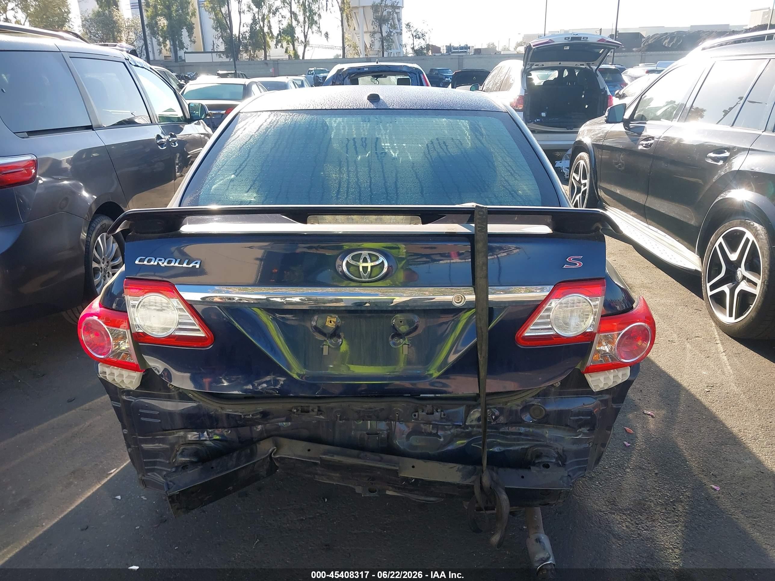 2012 Toyota Corolla S Blue vin: 2T1BU4EE1CC763907
