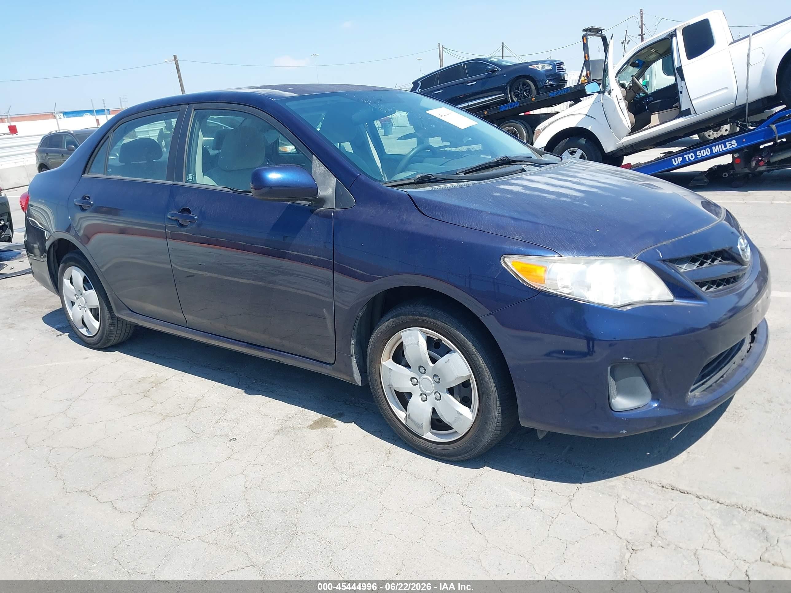 2012 Toyota Corolla Le Blue vin: 2T1BU4EE1CC765768