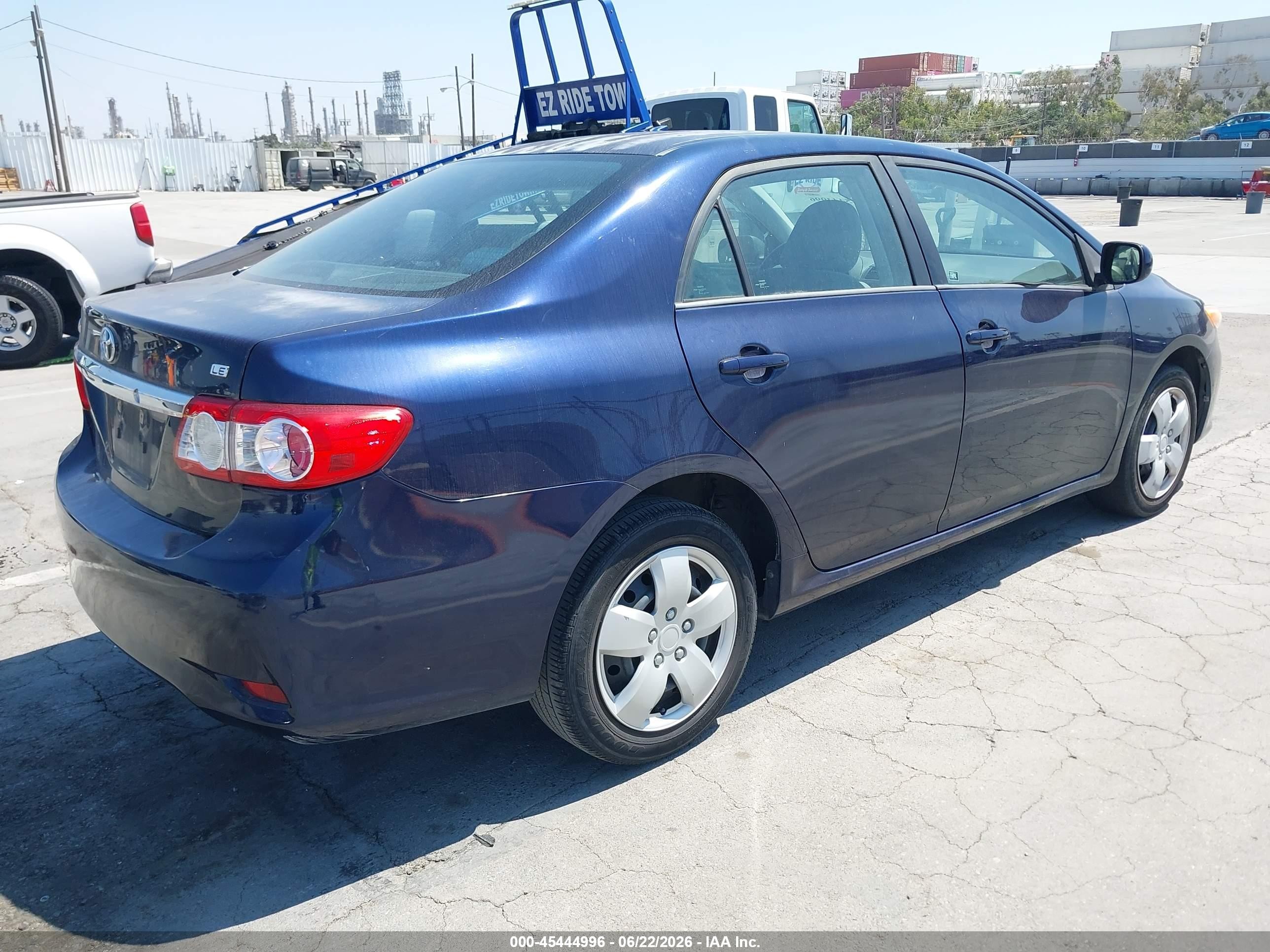 2012 Toyota Corolla Le Blue vin: 2T1BU4EE1CC765768