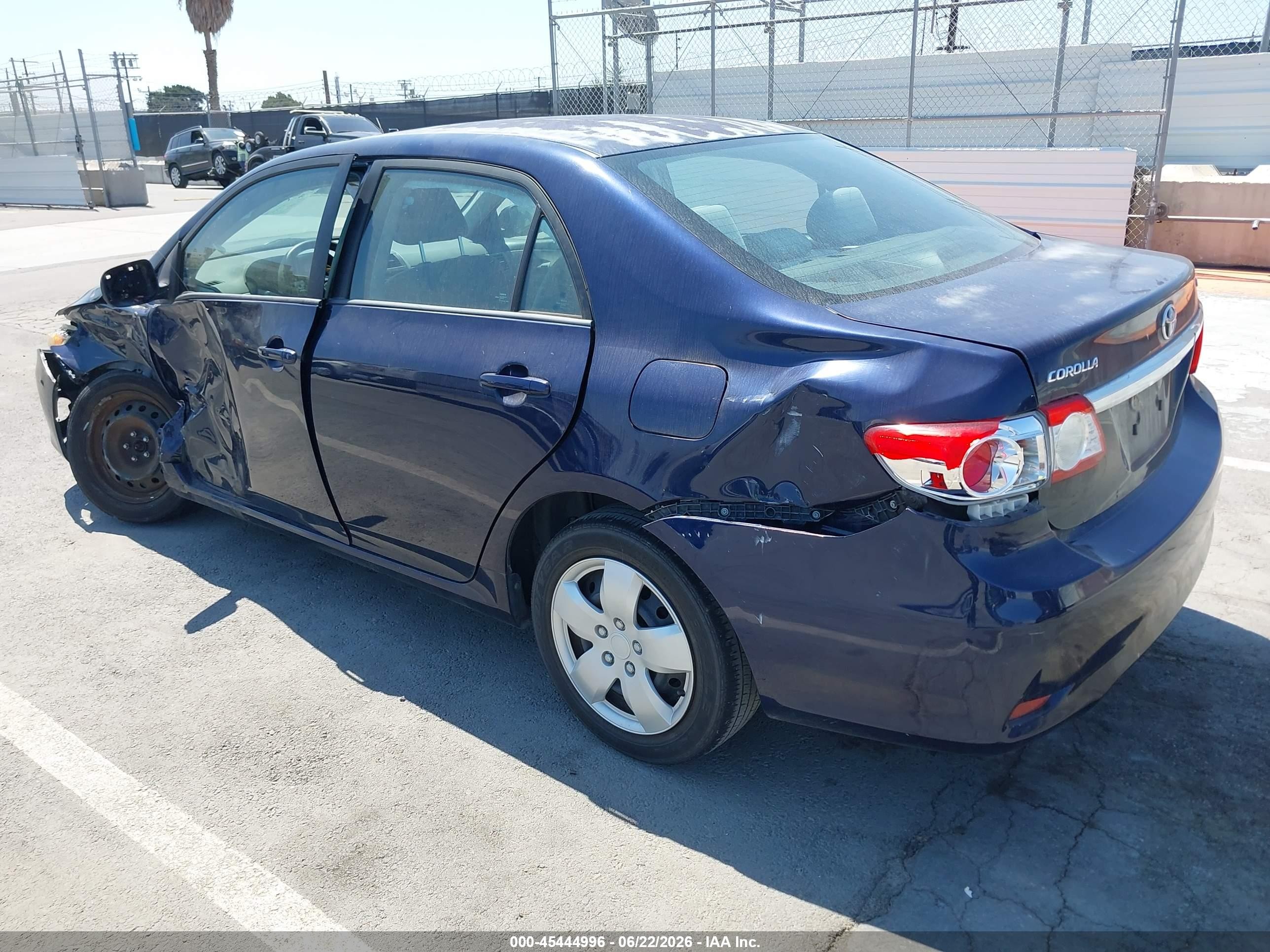 2012 Toyota Corolla Le Blue vin: 2T1BU4EE1CC765768