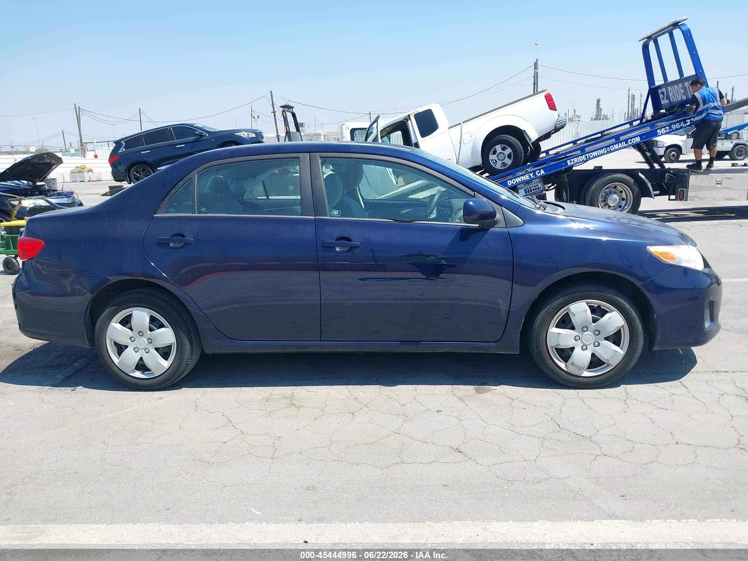 2012 Toyota Corolla Le Blue vin: 2T1BU4EE1CC765768