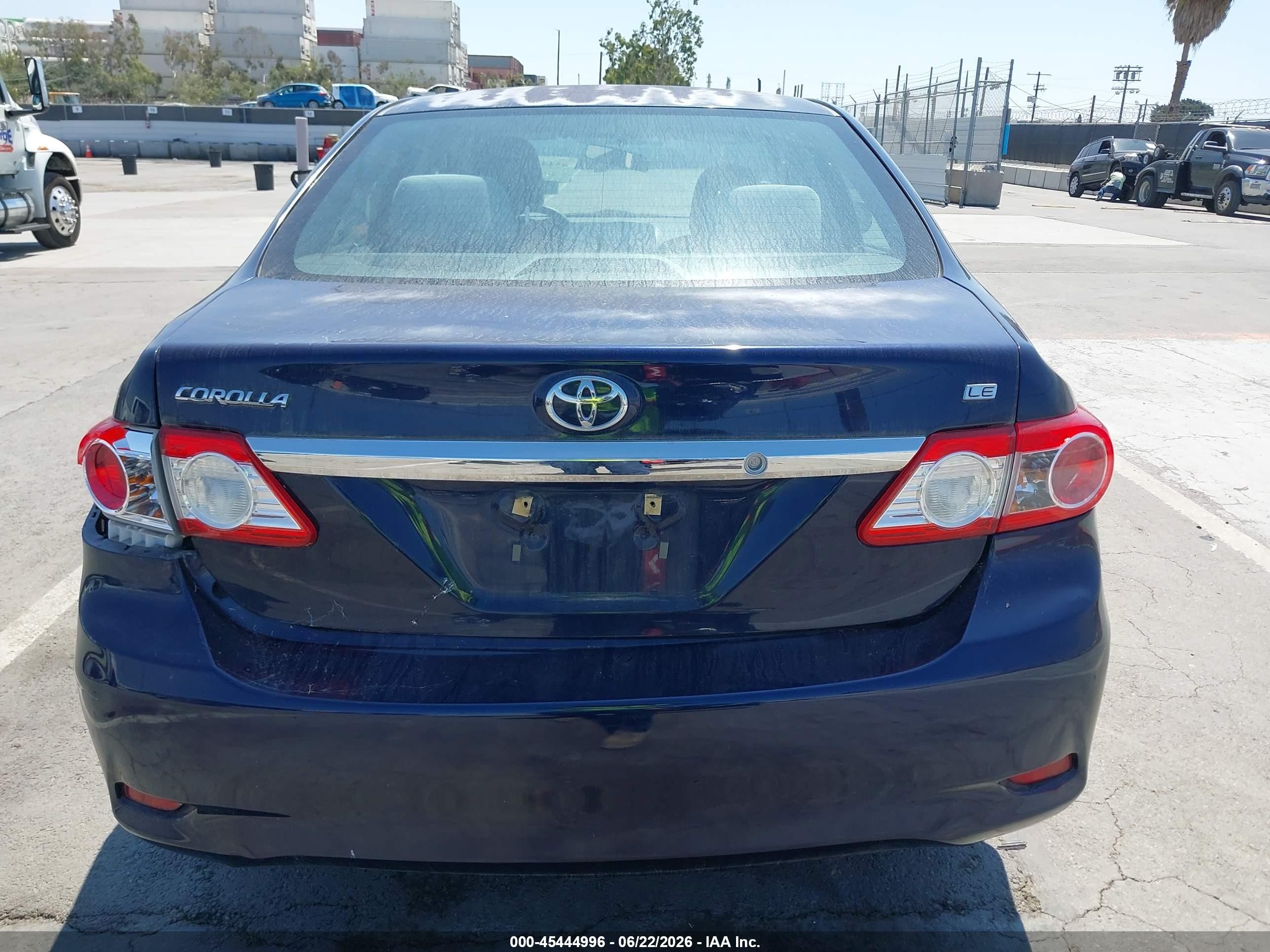 2012 Toyota Corolla Le Blue vin: 2T1BU4EE1CC765768