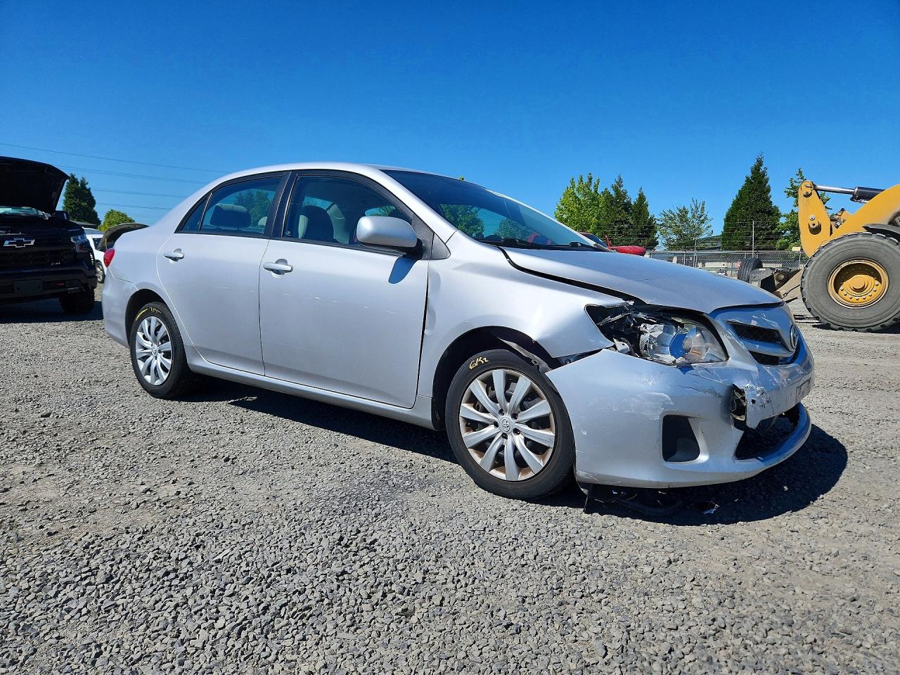 2012 Toyota Corolla Le Серебряный vin: 2T1BU4EE1CC767018