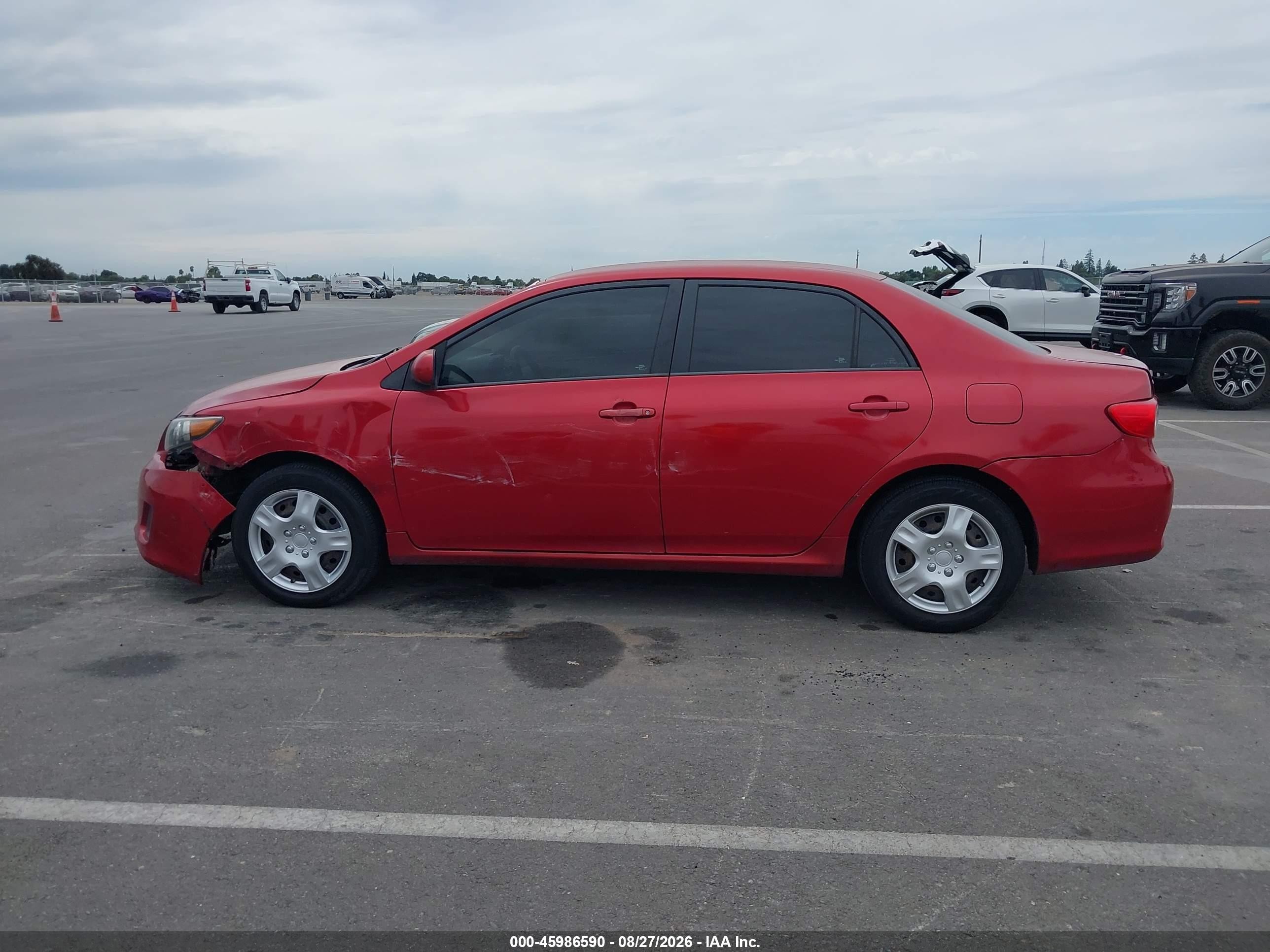2012 Toyota Corolla Le Red vin: 2T1BU4EE1CC781906