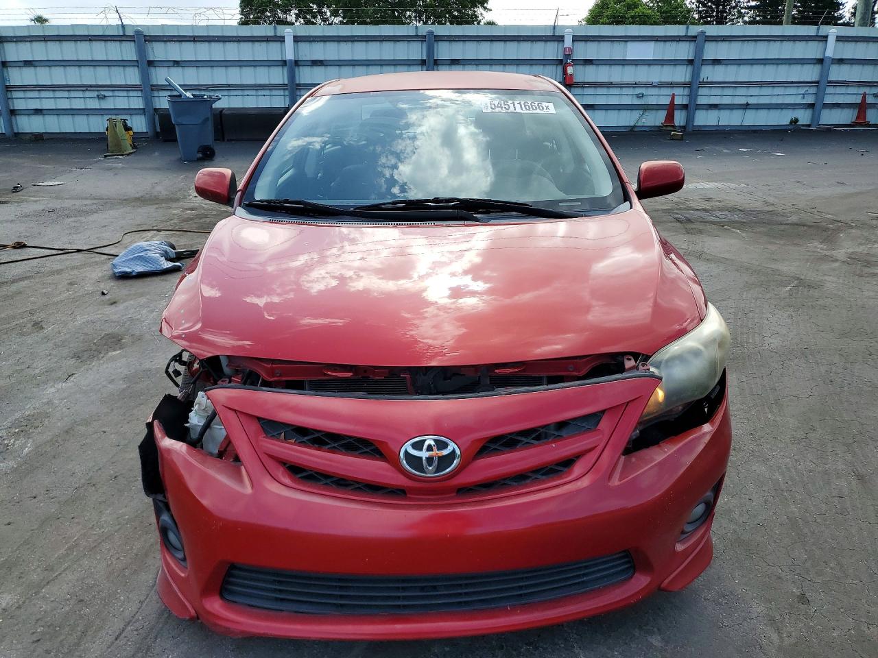 2012 Toyota Corolla S Red vin: 2T1BU4EE1CC784398