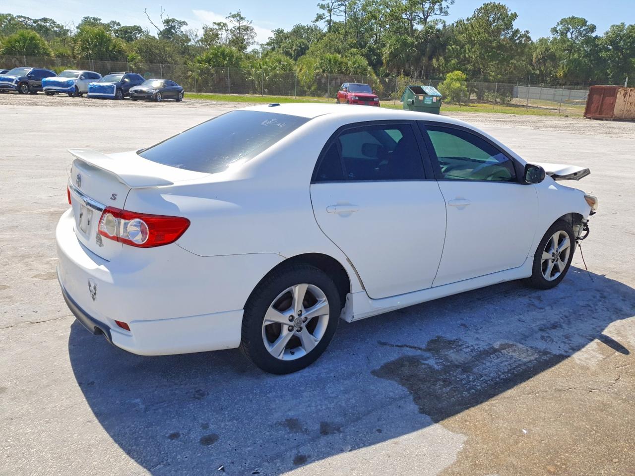 2012 Toyota Corolla S White vin: 2T1BU4EE1CC785003