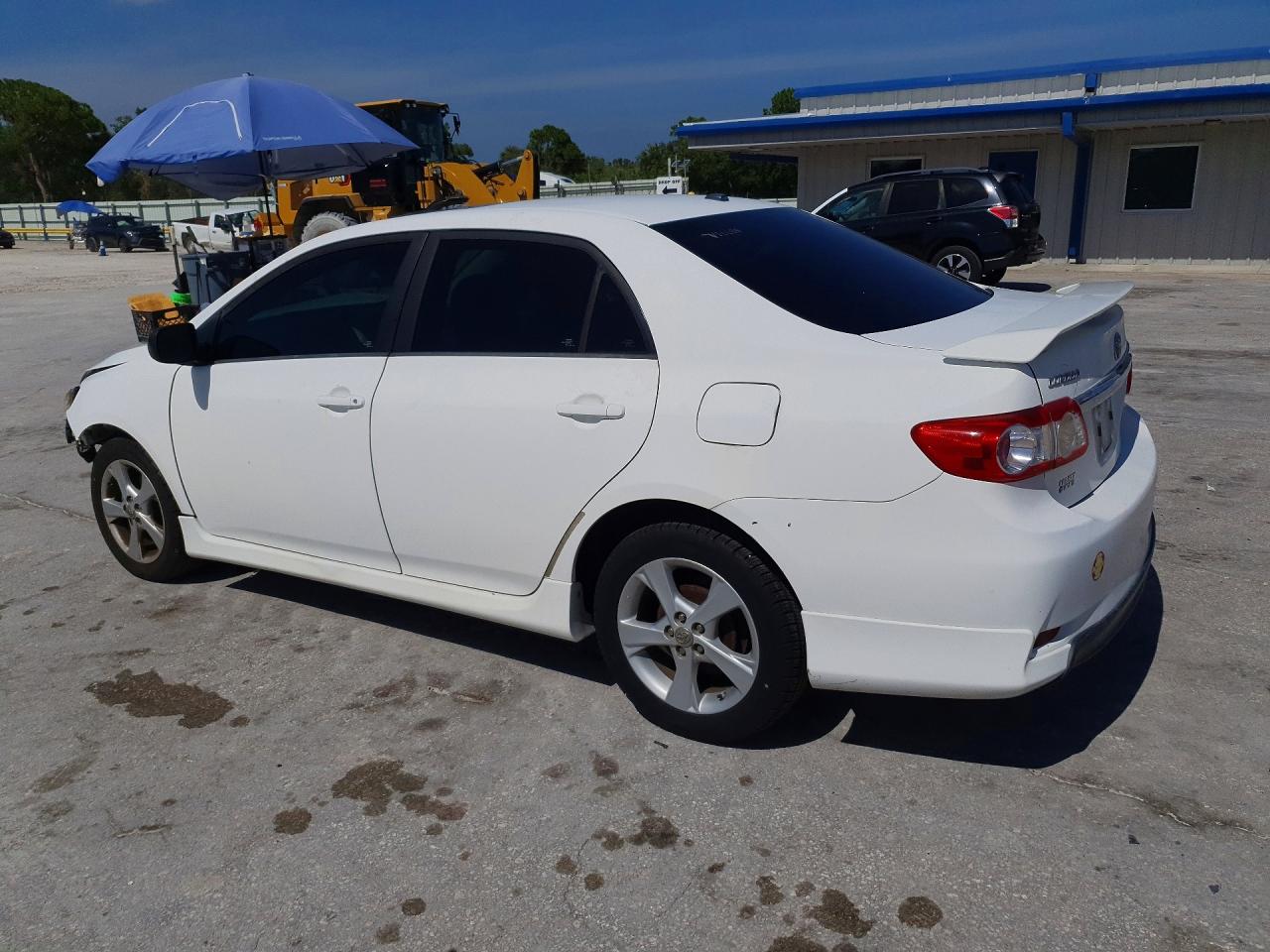 2012 Toyota Corolla S White vin: 2T1BU4EE1CC785003