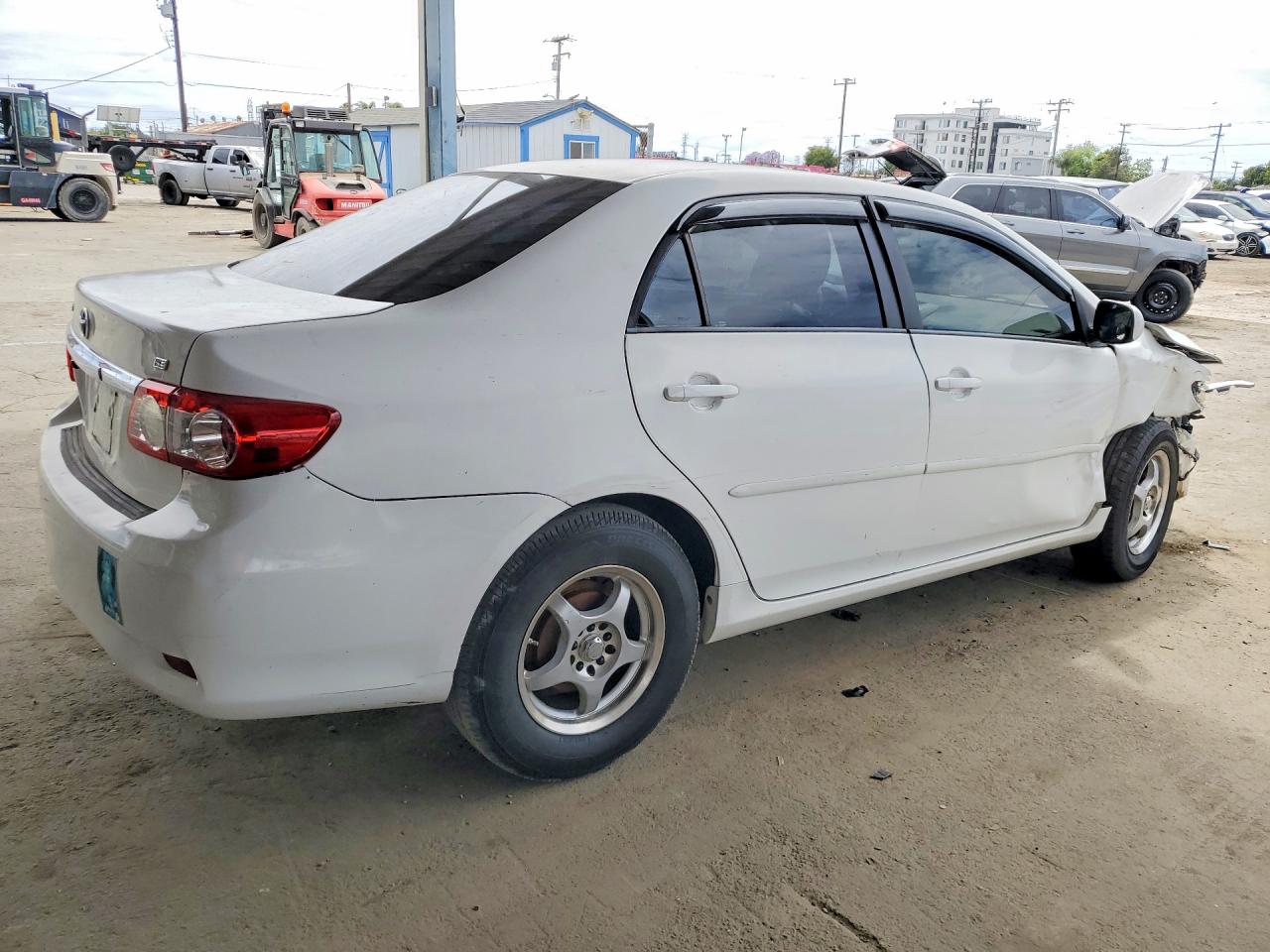 2012 Toyota Corolla Le White vin: 2T1BU4EE1CC792257