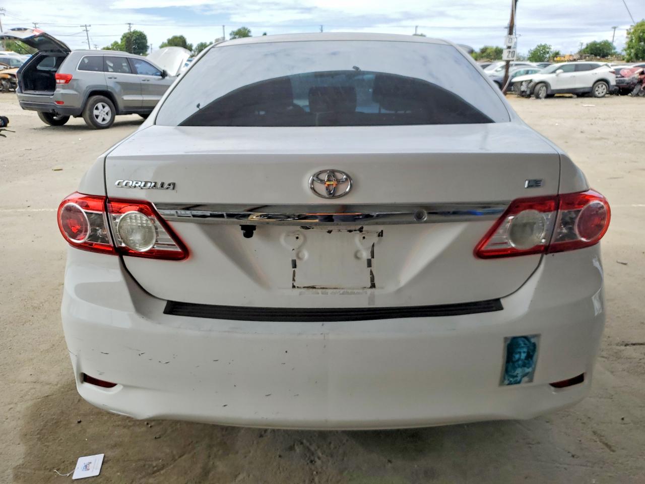 2012 Toyota Corolla Le White vin: 2T1BU4EE1CC792257