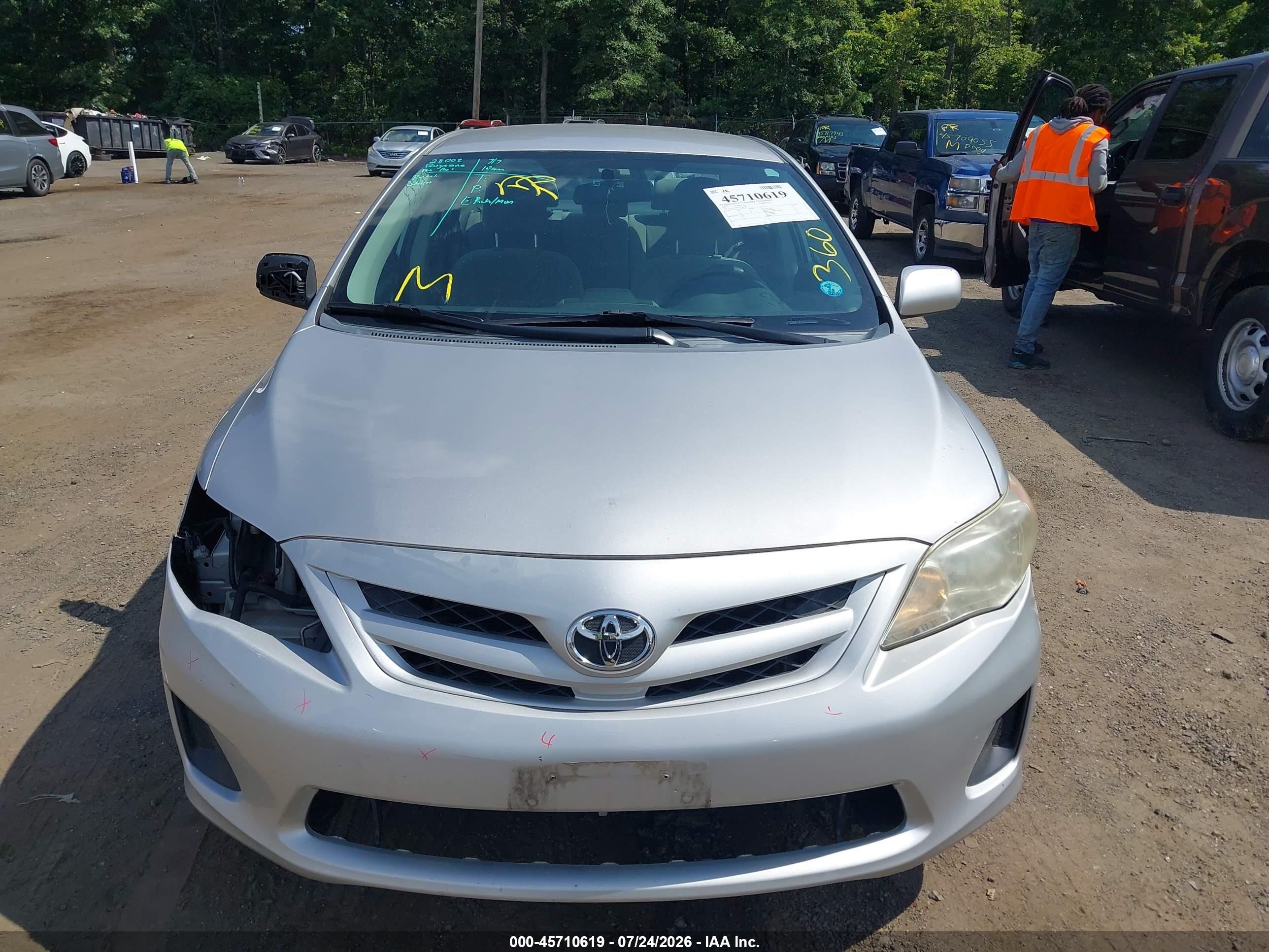 2012 Toyota Corolla Le Silver vin: 2T1BU4EE1CC796549