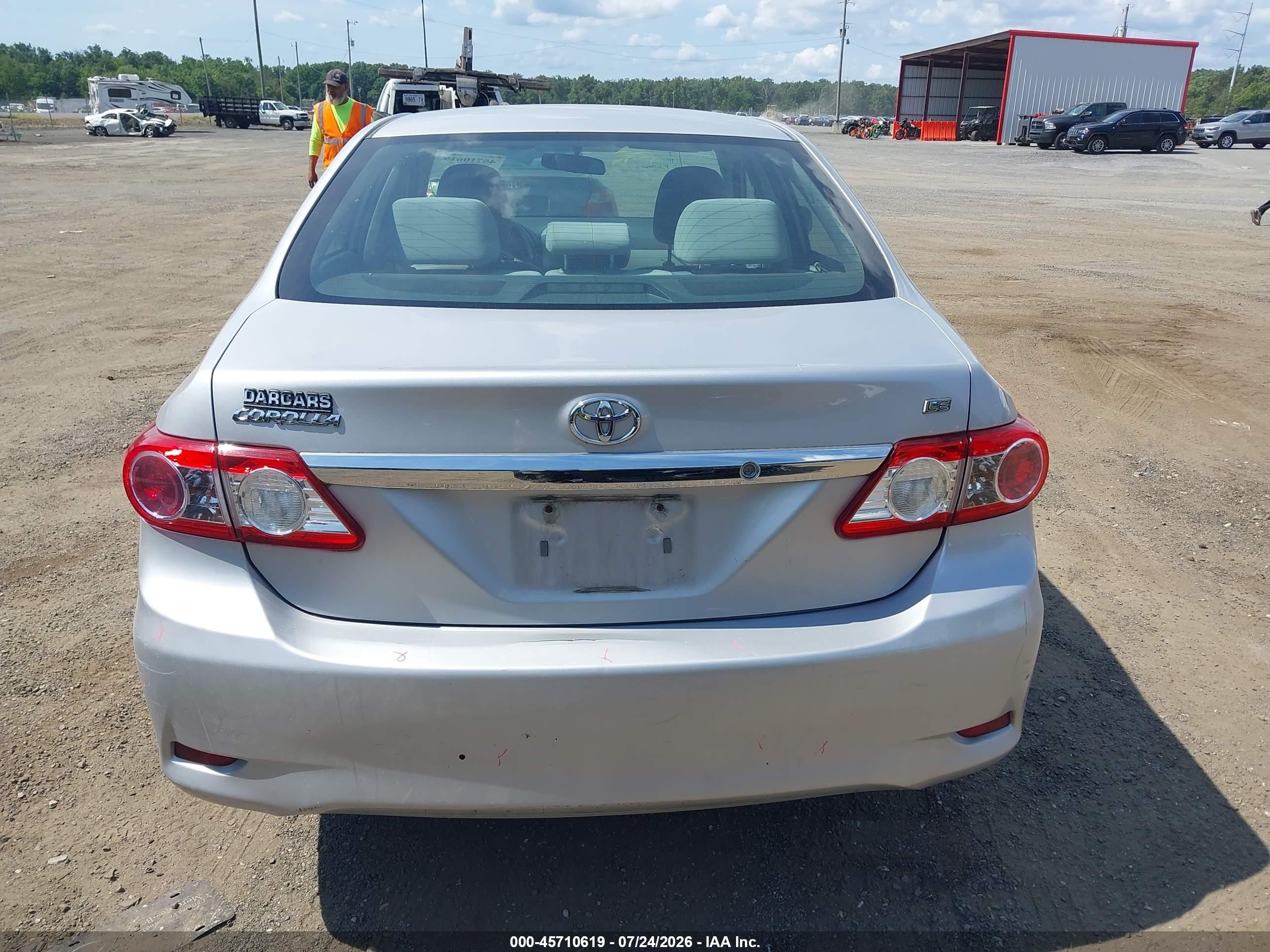 2012 Toyota Corolla Le Silver vin: 2T1BU4EE1CC796549