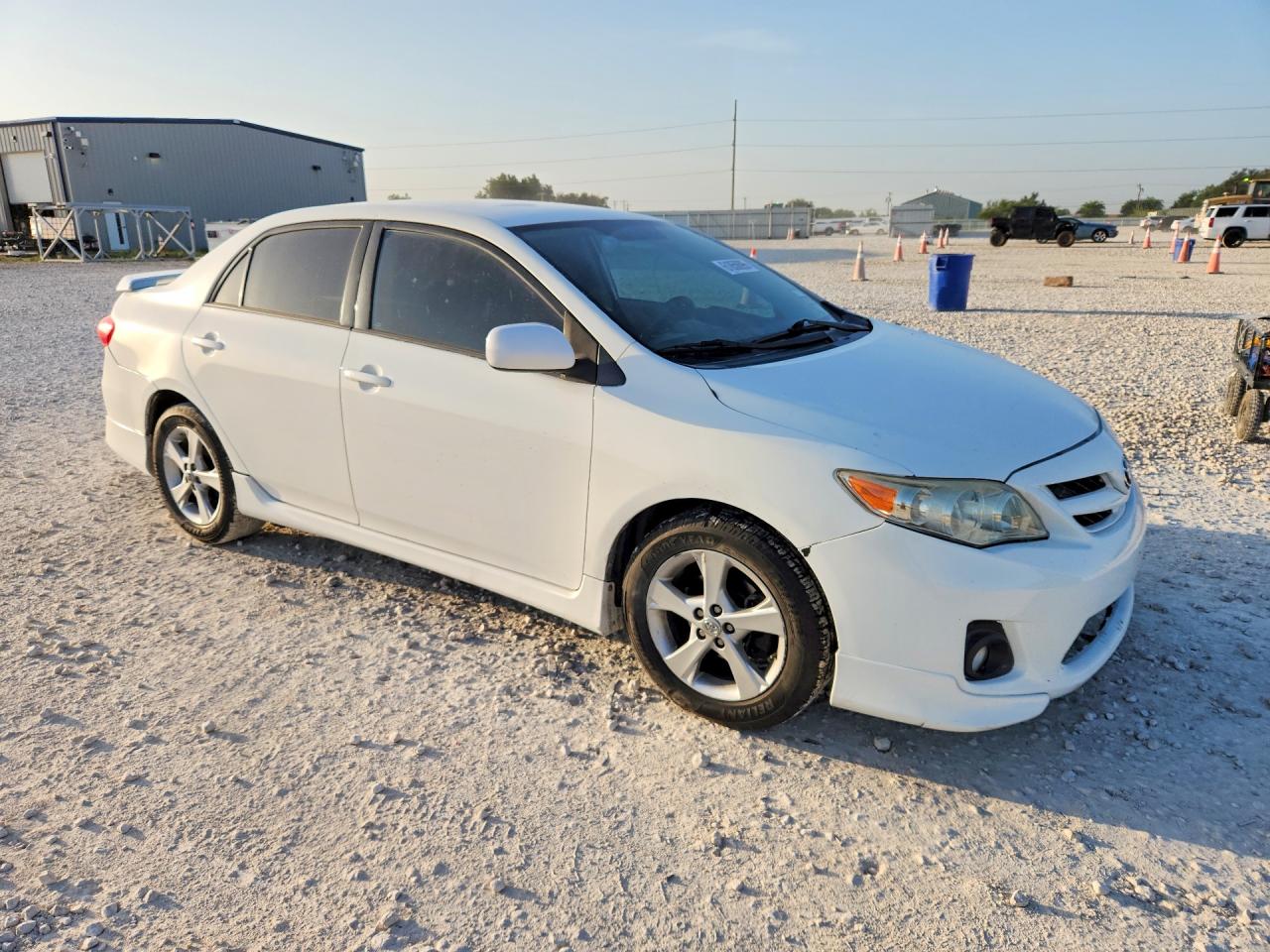2012 Toyota Corolla S White vin: 2T1BU4EE1CC796776