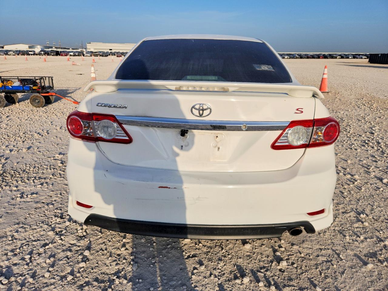 2012 Toyota Corolla S White vin: 2T1BU4EE1CC796776