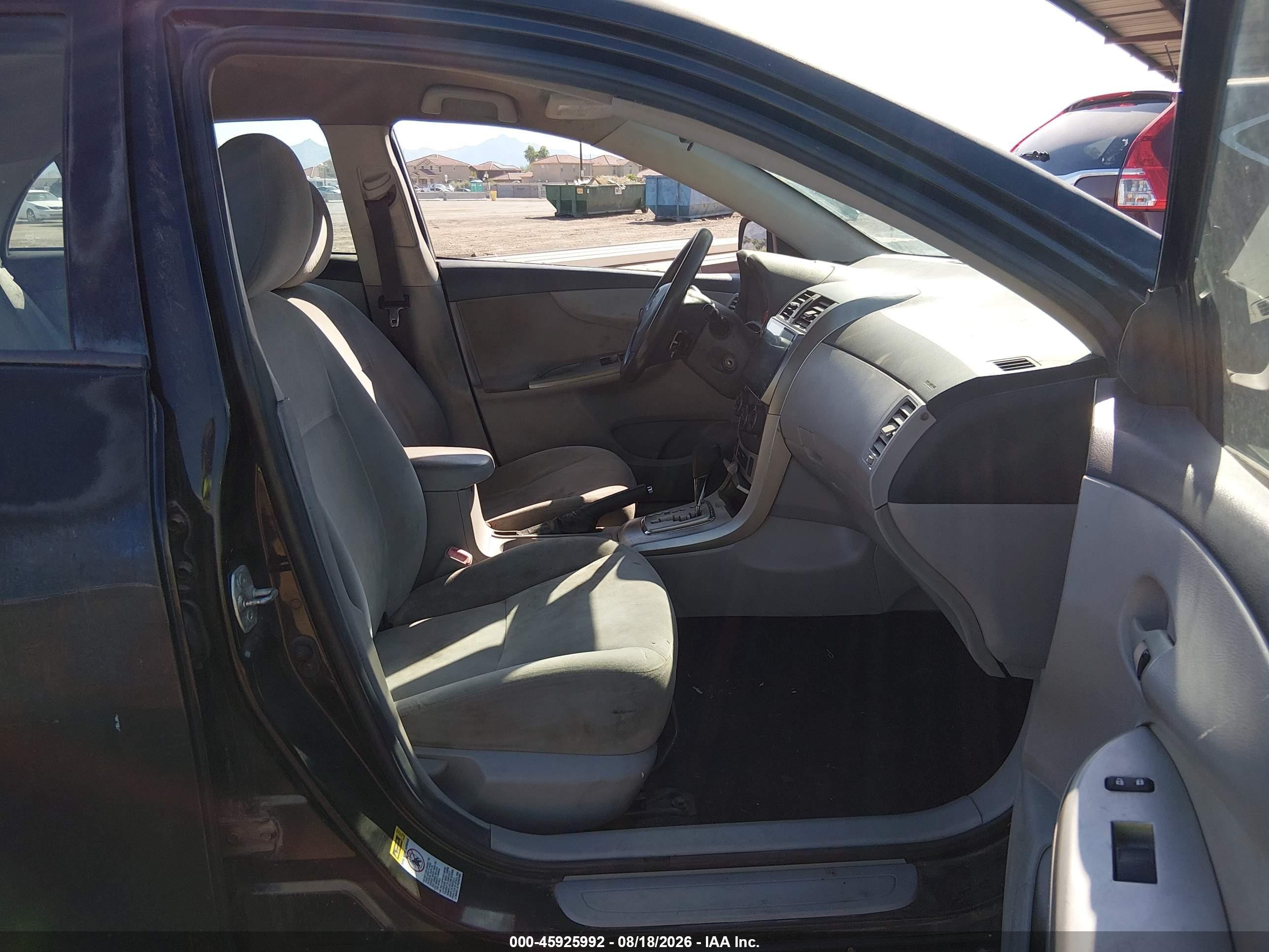 2012 Toyota Corolla Le Black vin: 2T1BU4EE1CC813253