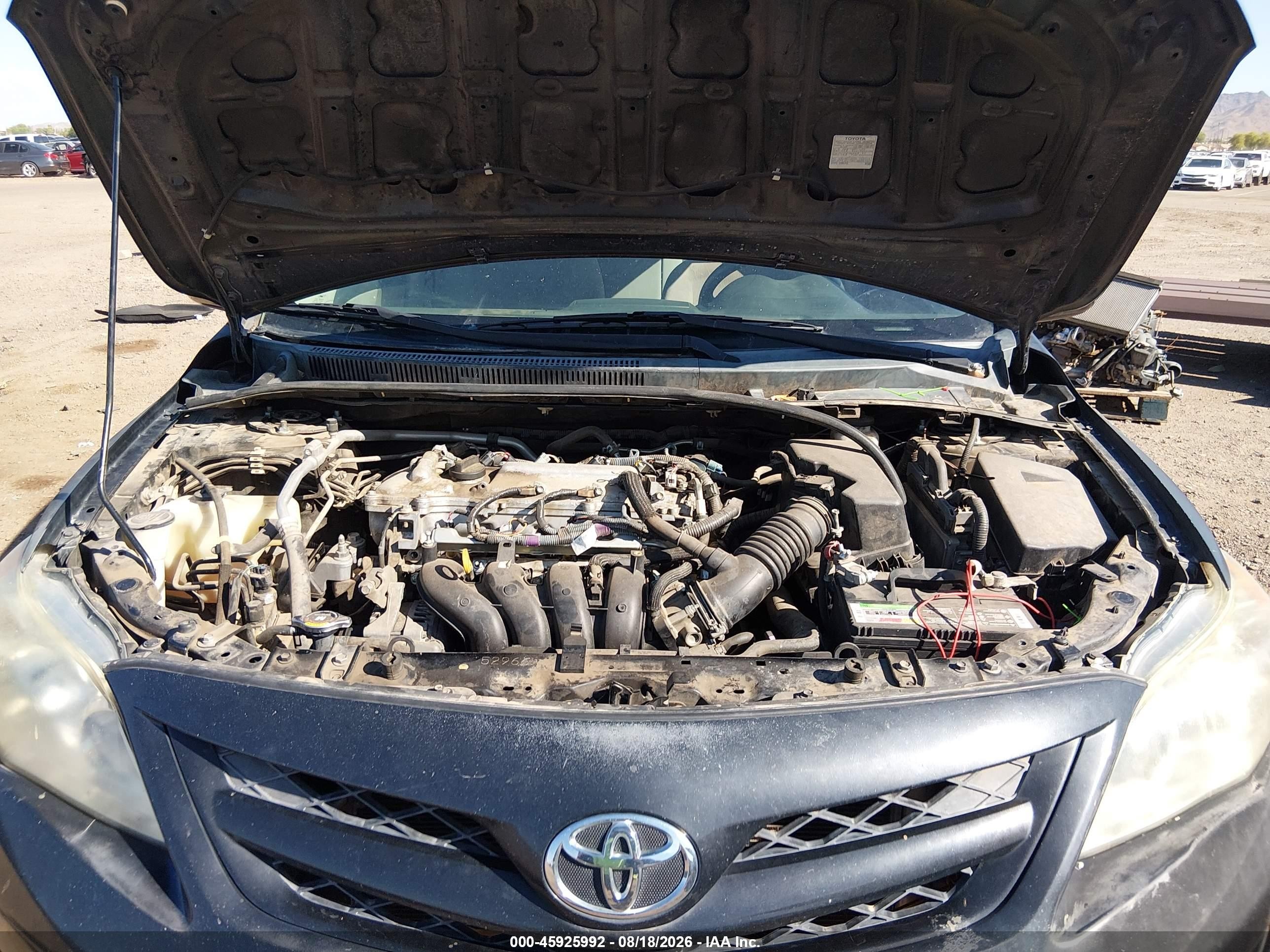 2012 Toyota Corolla Le Black vin: 2T1BU4EE1CC813253