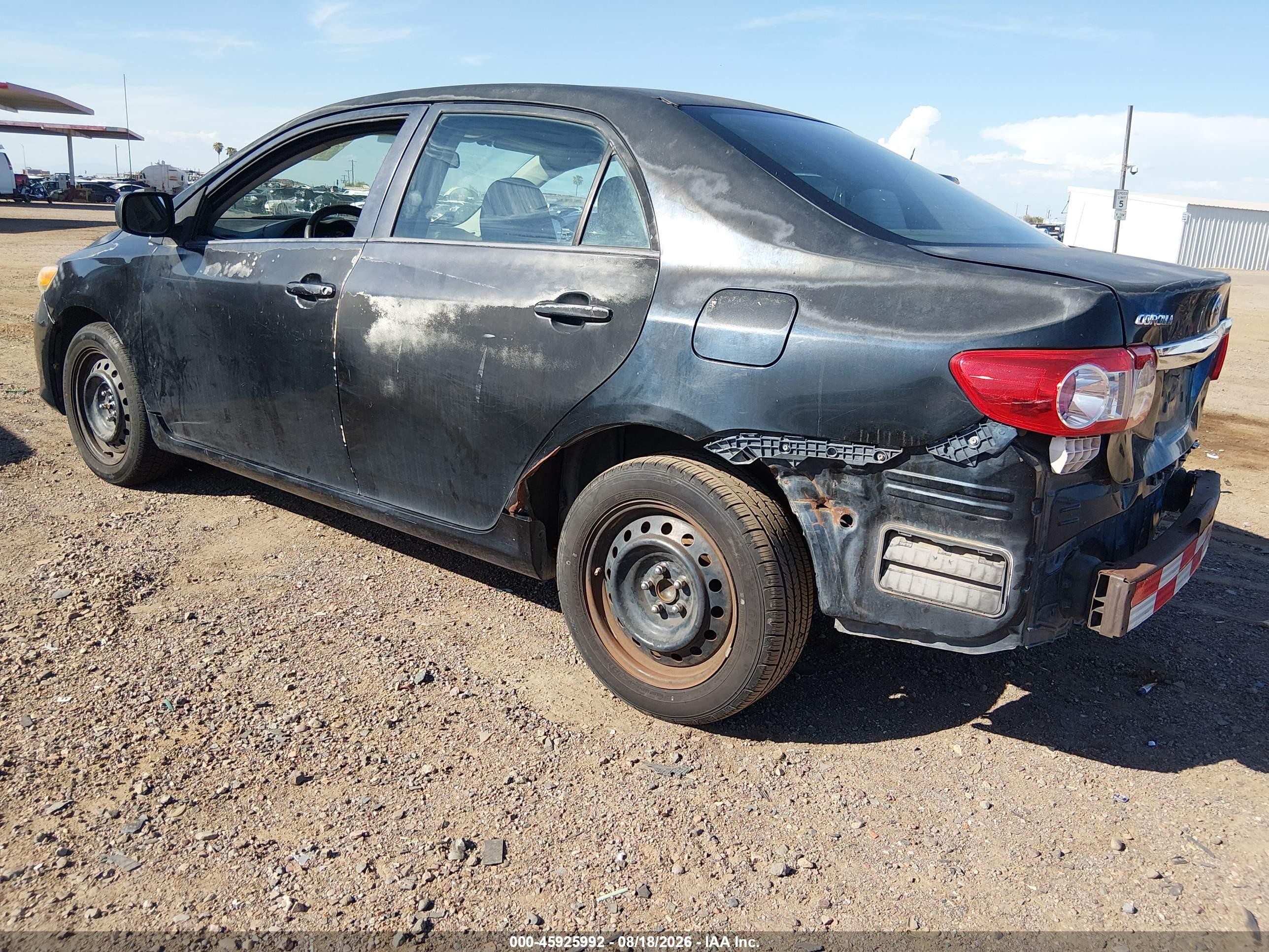 2012 Toyota Corolla Le Black vin: 2T1BU4EE1CC813253