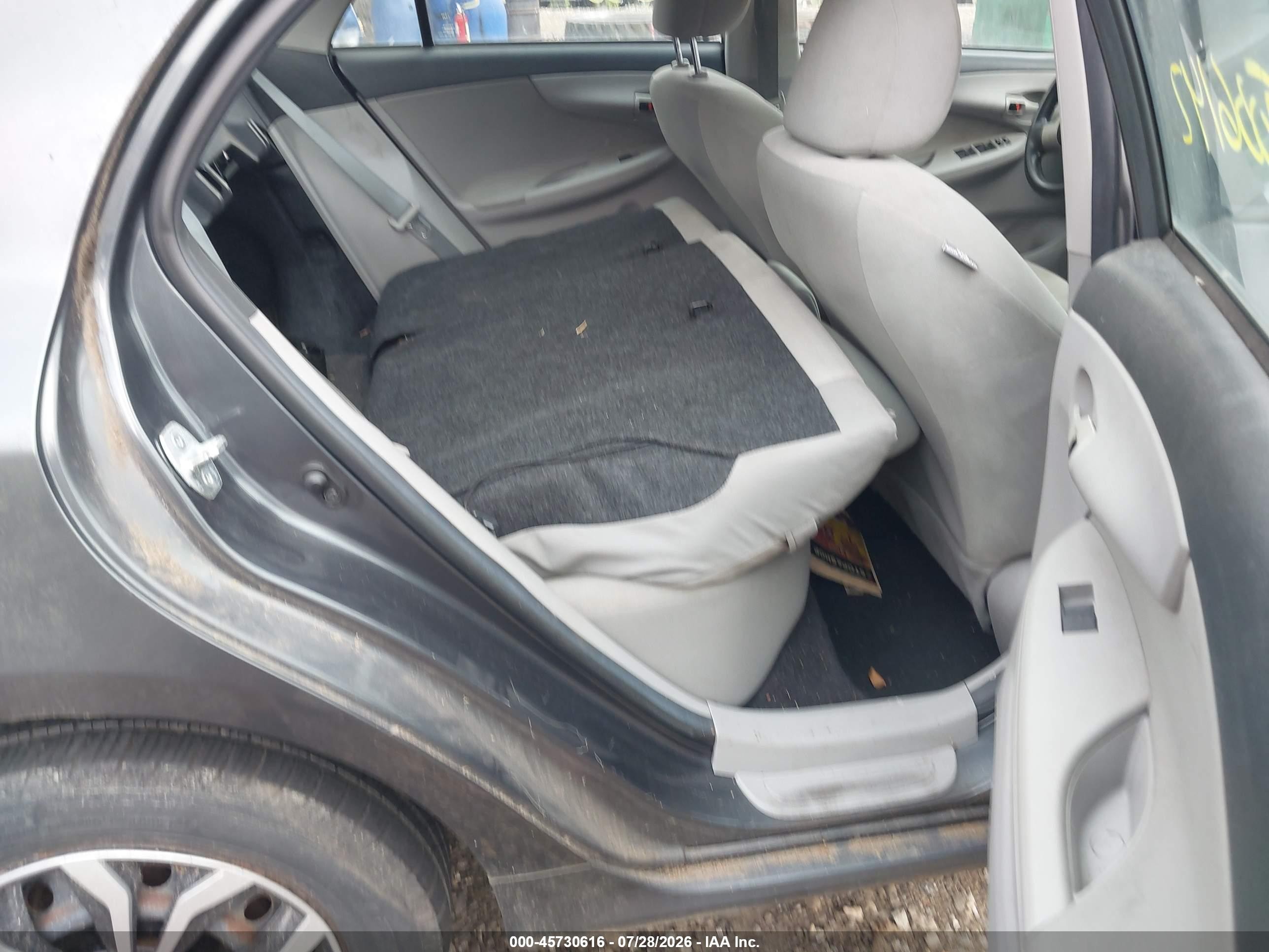 2012 Toyota Corolla L Gray vin: 2T1BU4EE1CC823720