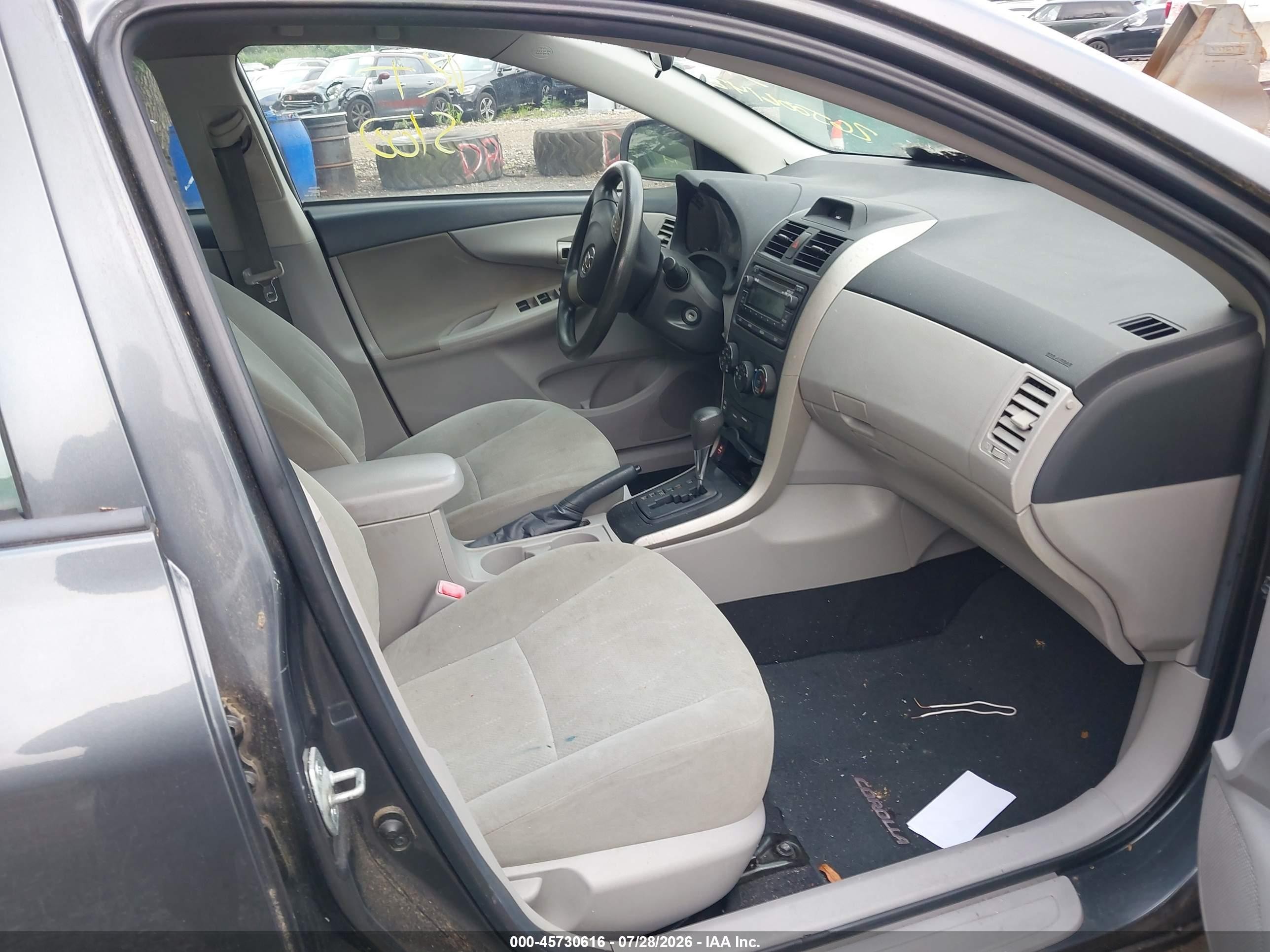 2012 Toyota Corolla L Gray vin: 2T1BU4EE1CC823720
