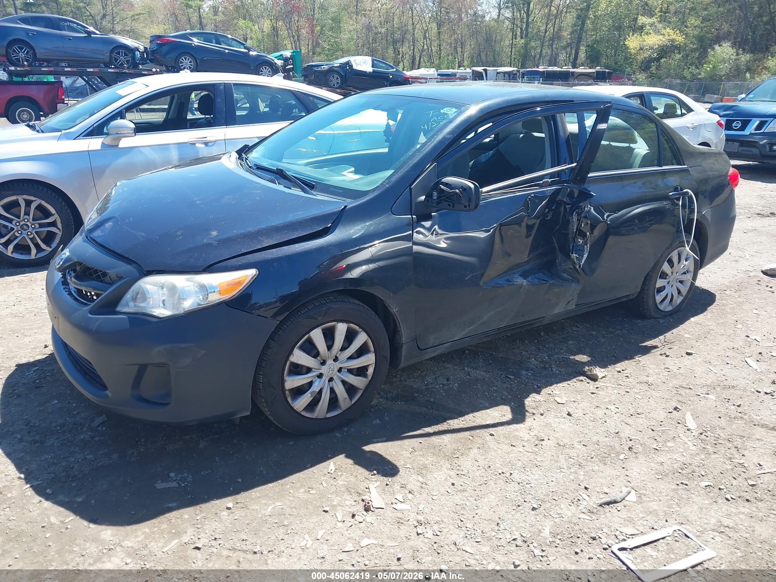 2012 Toyota Corolla Le Black vin: 2T1BU4EE1CC834135