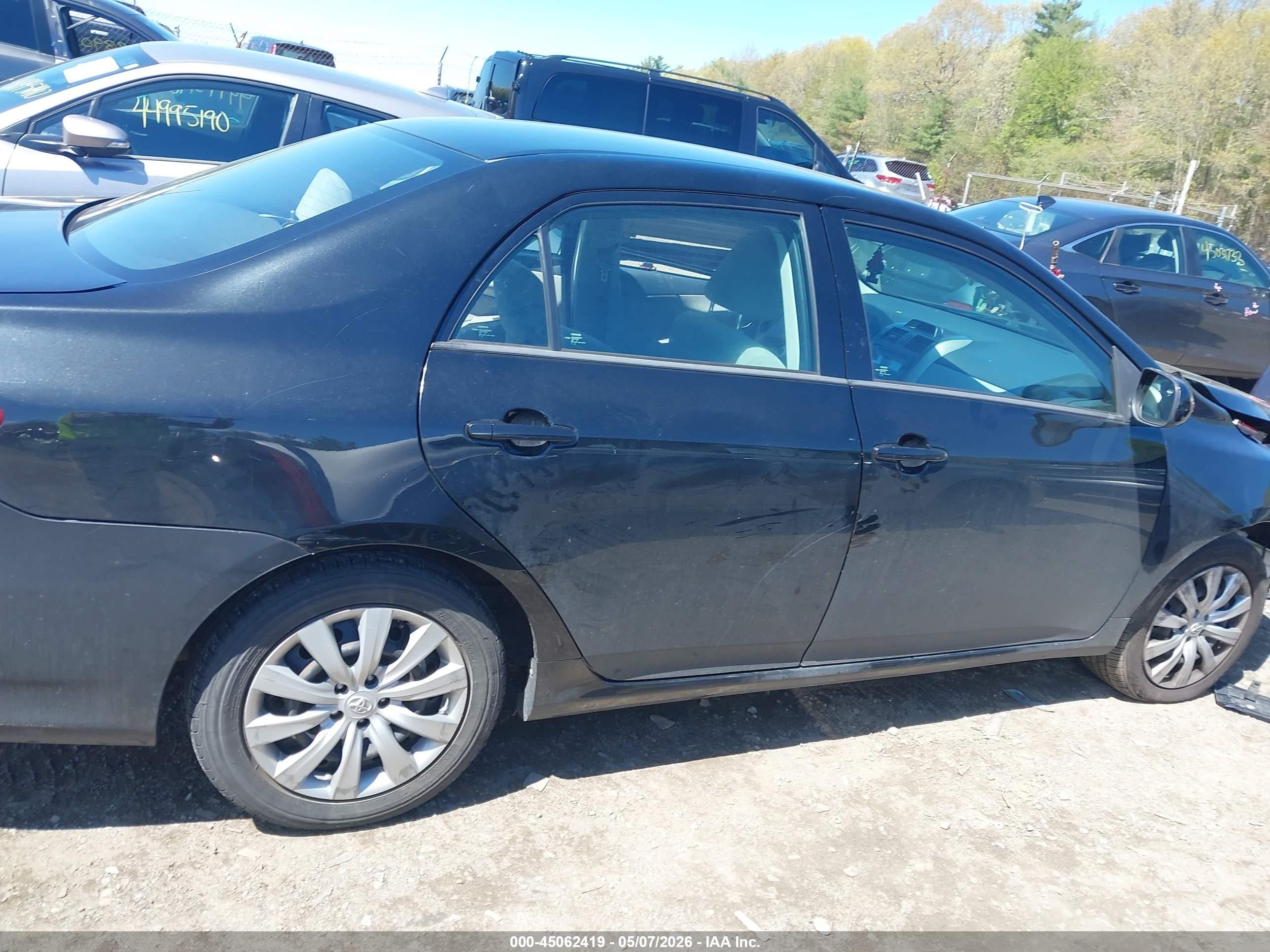 2012 Toyota Corolla Le Black vin: 2T1BU4EE1CC834135