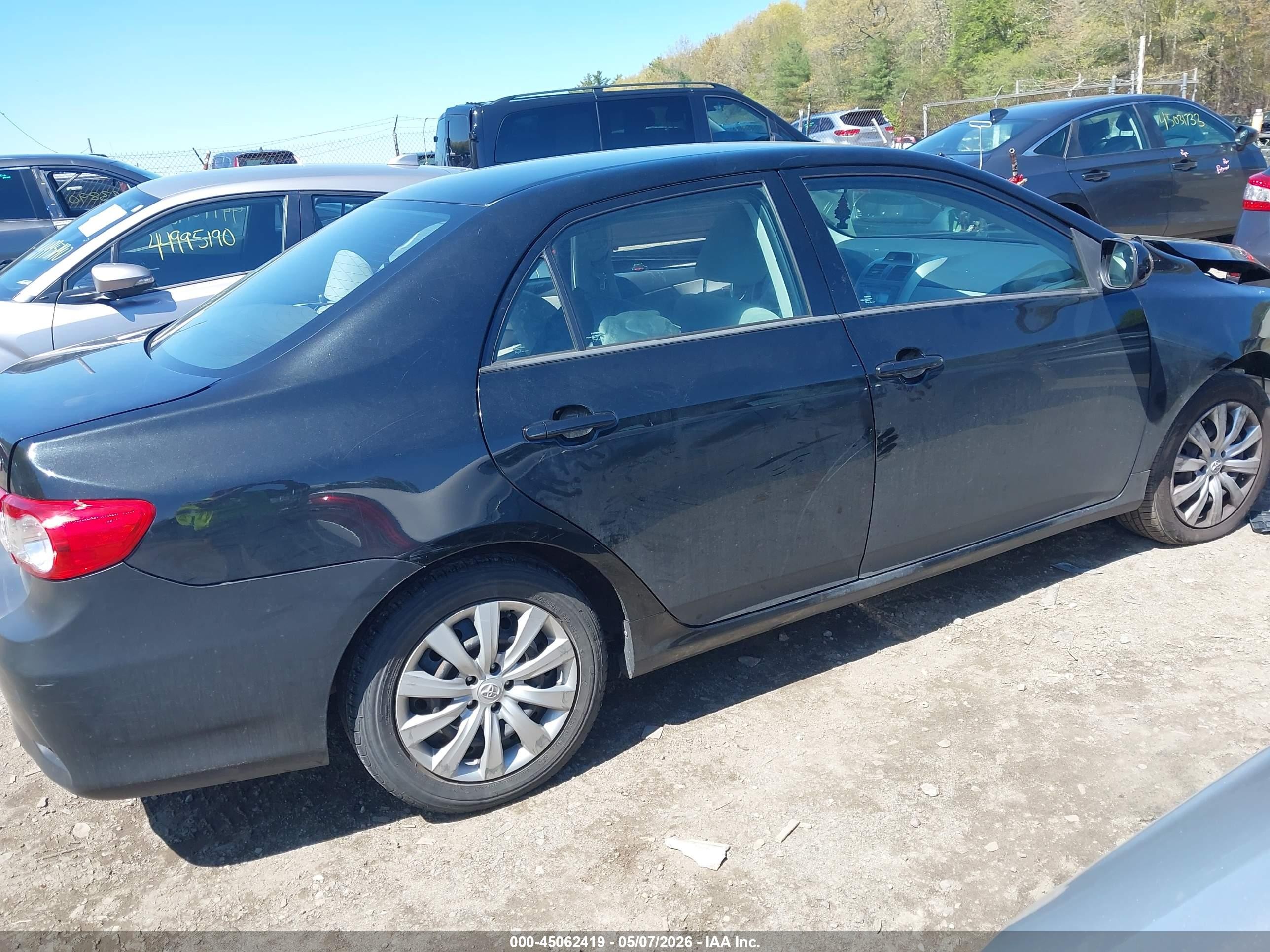2012 Toyota Corolla Le Black vin: 2T1BU4EE1CC834135
