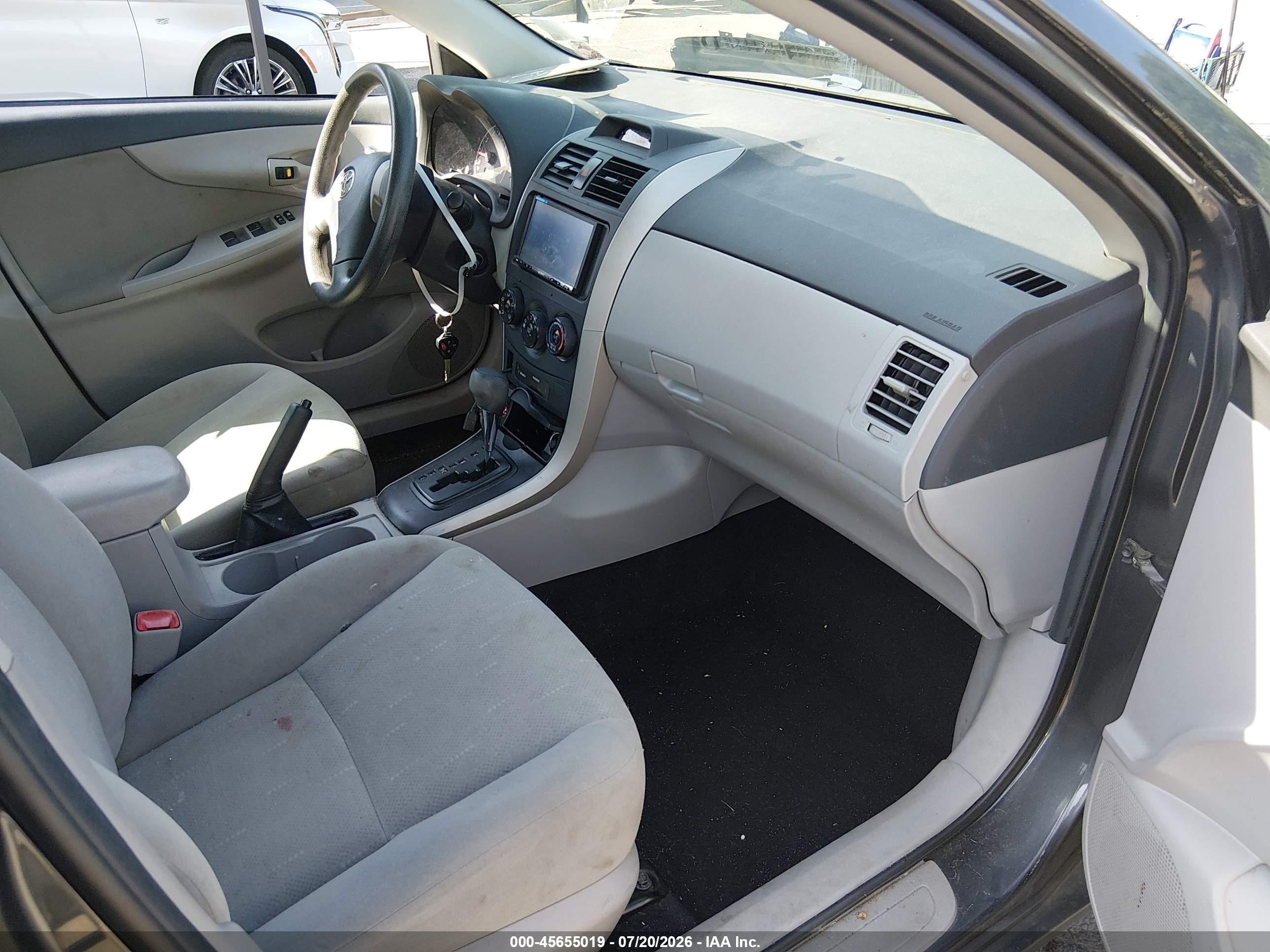 2012 Toyota Corolla L Серый vin: 2T1BU4EE1CC837732