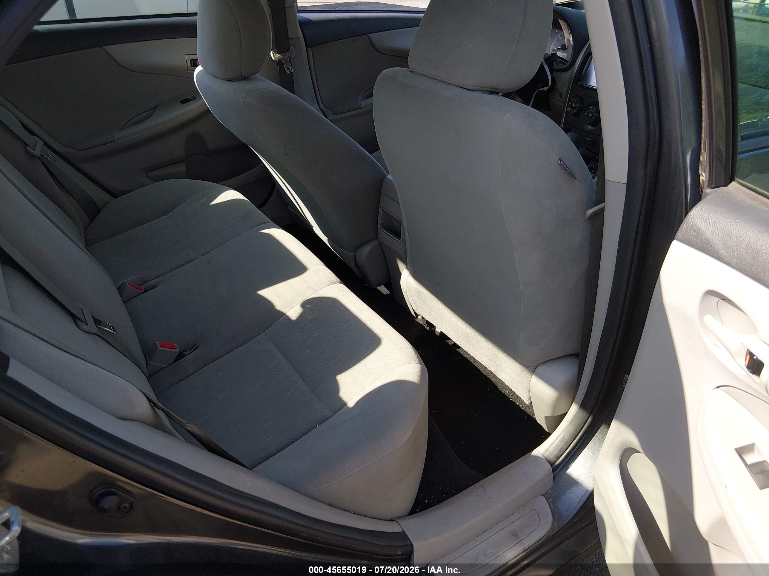 2012 Toyota Corolla L Серый vin: 2T1BU4EE1CC837732