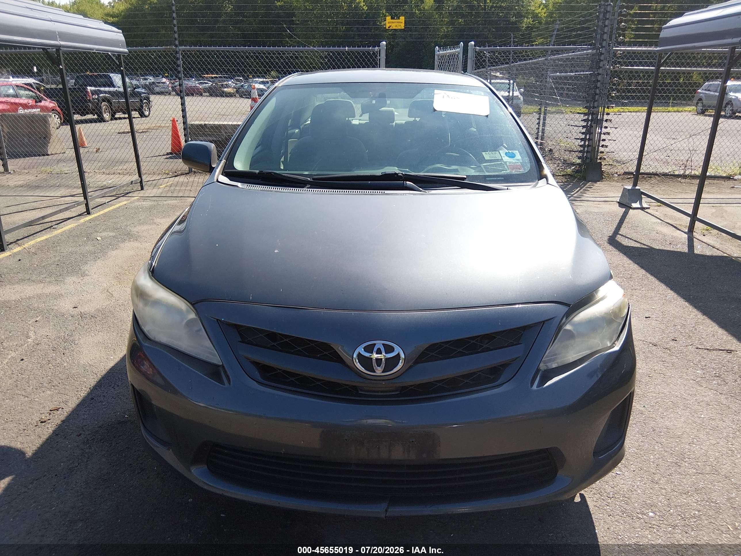 2012 Toyota Corolla L Серый vin: 2T1BU4EE1CC837732