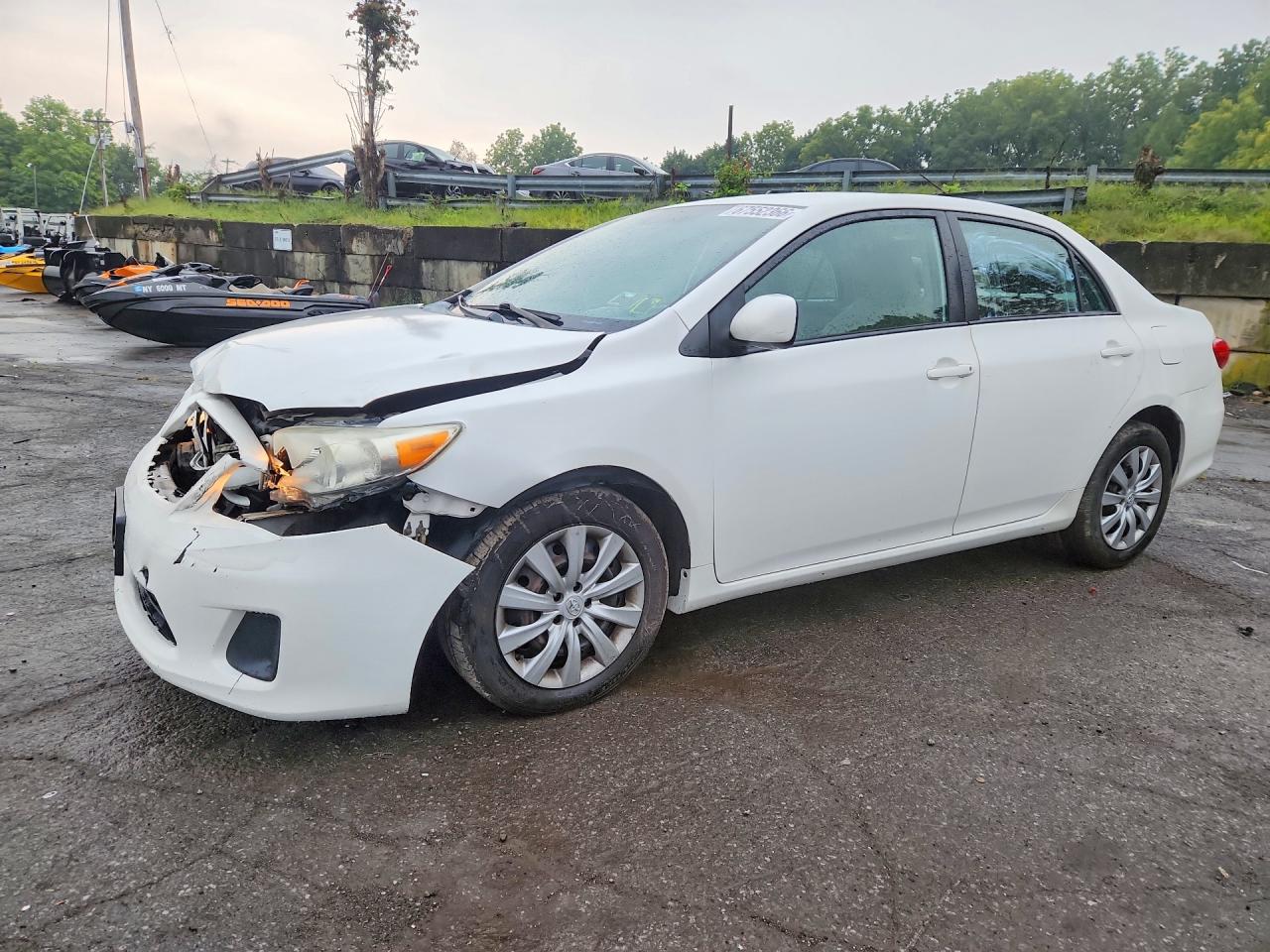 2012 Toyota Corolla Le White vin: 2T1BU4EE1CC847578
