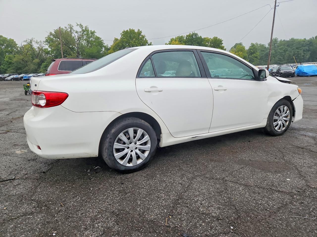 2012 Toyota Corolla Le White vin: 2T1BU4EE1CC847578