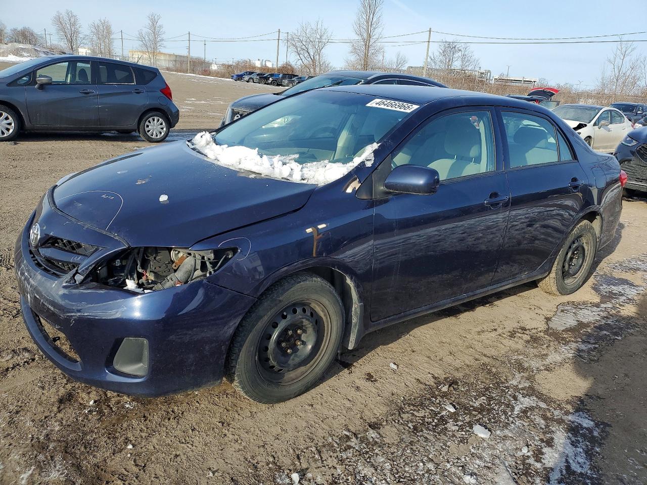 2012 Toyota Corolla L Синий vin: 2T1BU4EE1CC853901