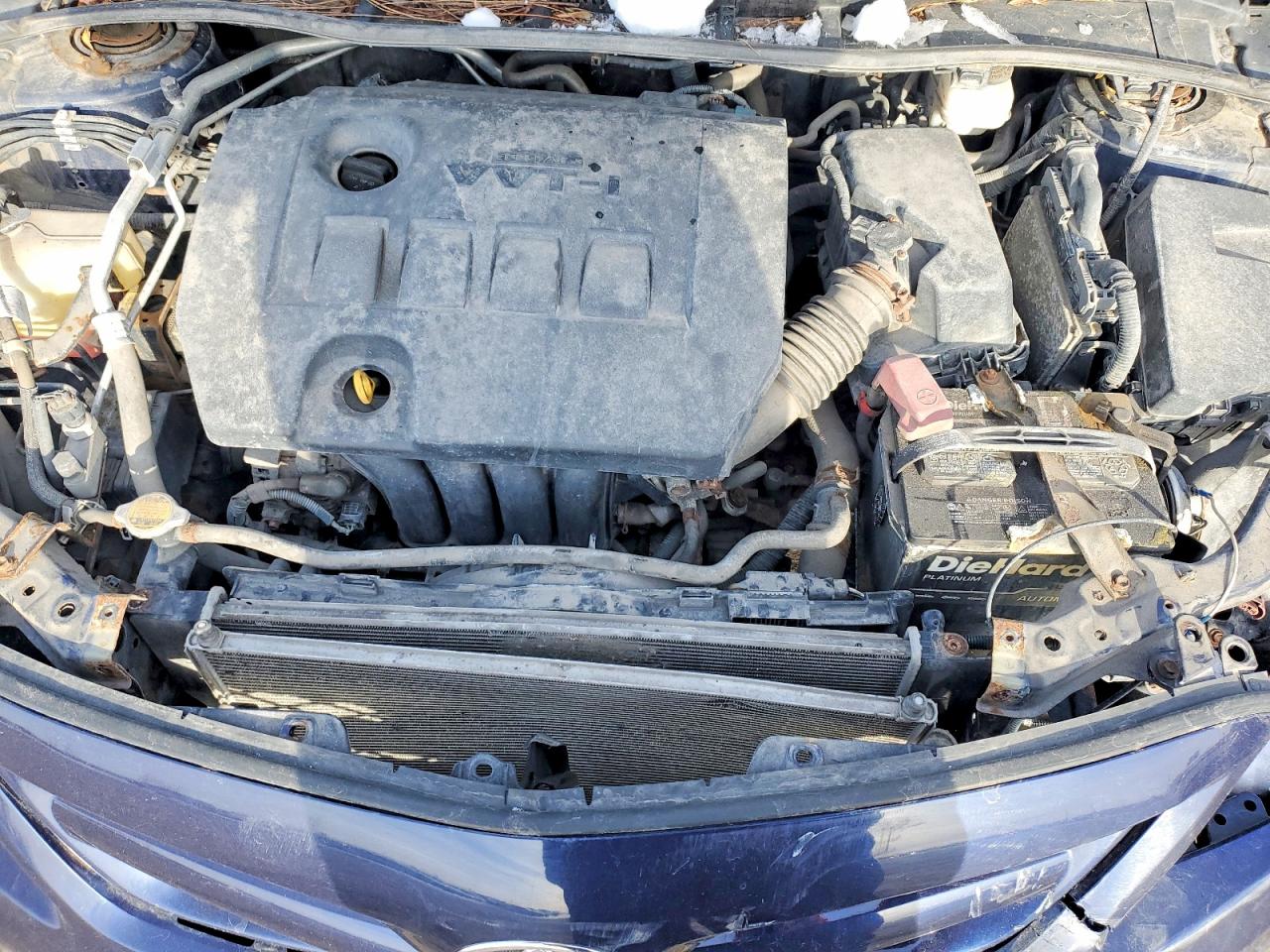 2012 Toyota Corolla L Синий vin: 2T1BU4EE1CC853901